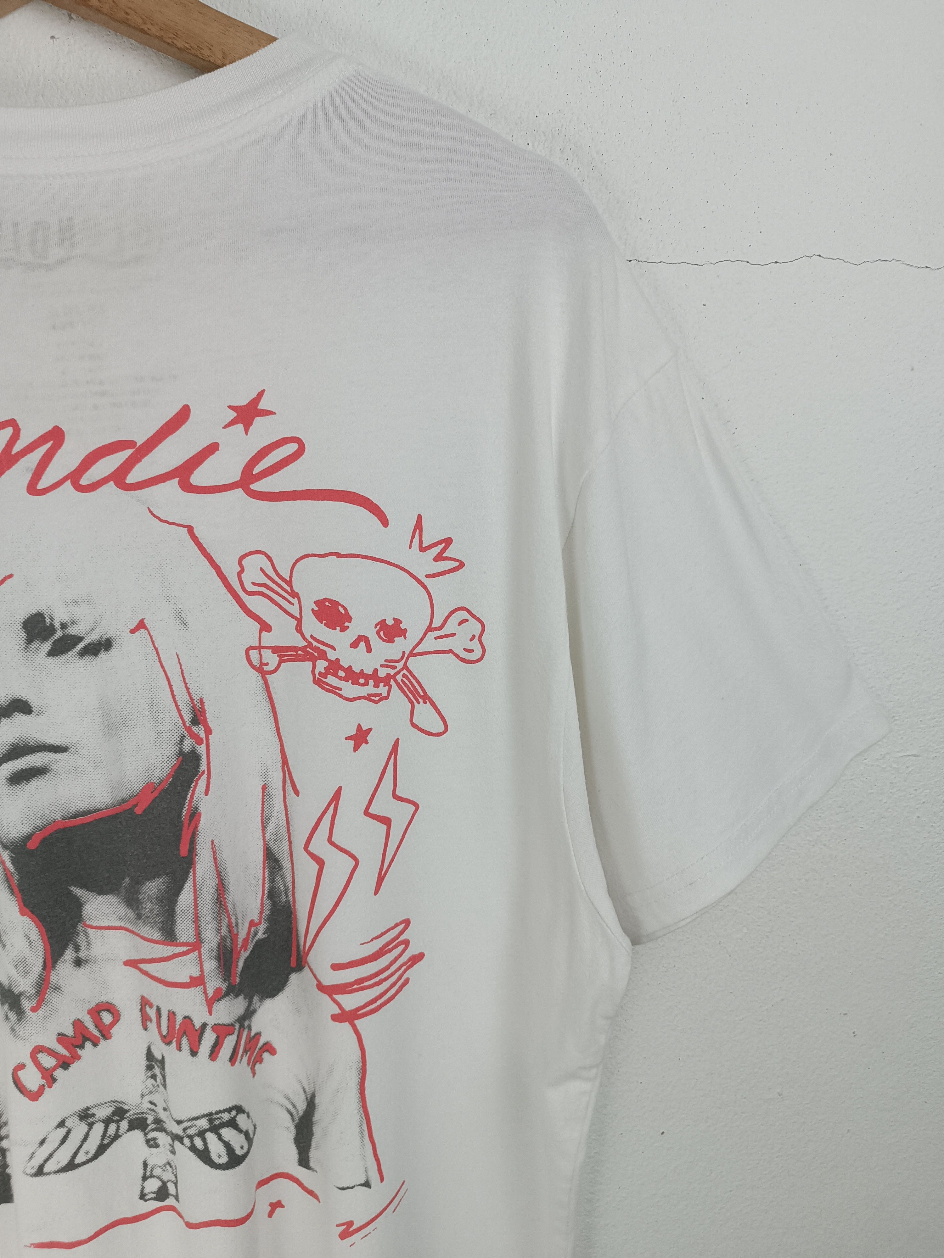 Band Tees VINTAGE BLONDIE DEBBIE HARRY VERY RARE TEE clash jett punk Size US L / EU 52-54 / 3 - 12 Thumbnail