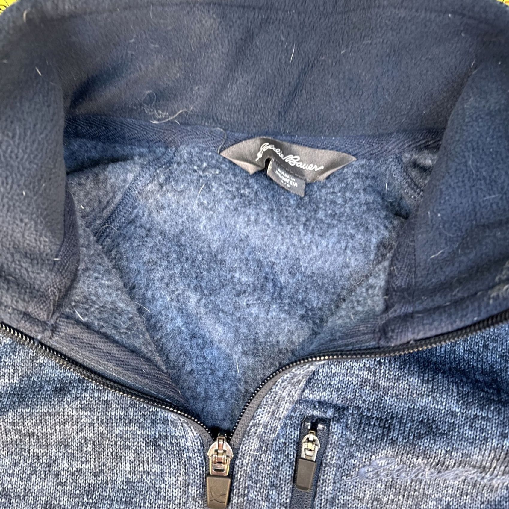 Eddie Bauer Eddie Bauer Pullover Jacket Men Blue Large L Polyester Sweater Style Regular Fit Size US L / EU 52-54 / 3 - 2 Thumbnail
