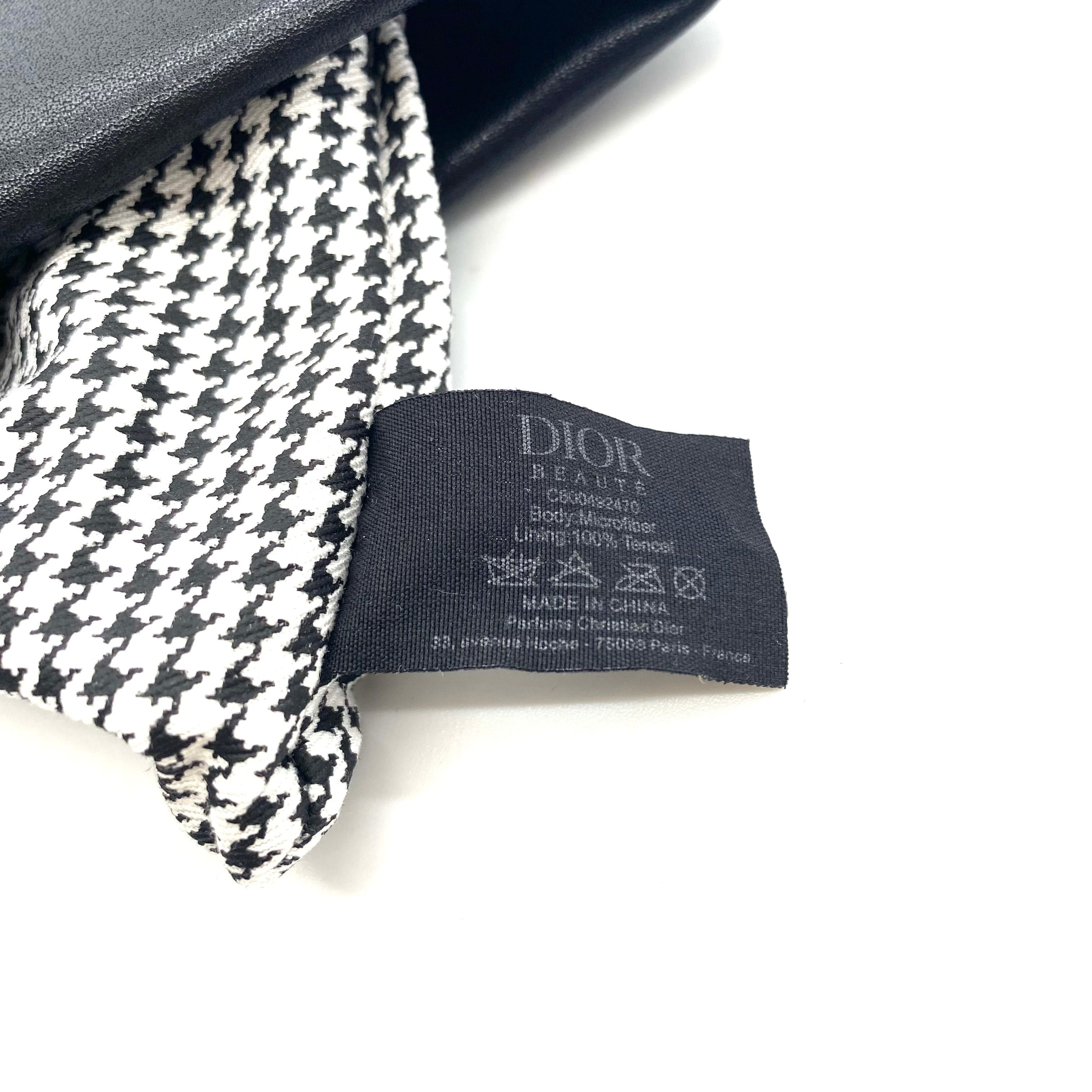 Dior Christian Dior Leather Clutch Bag Black Size ONE SIZE - 5 Thumbnail