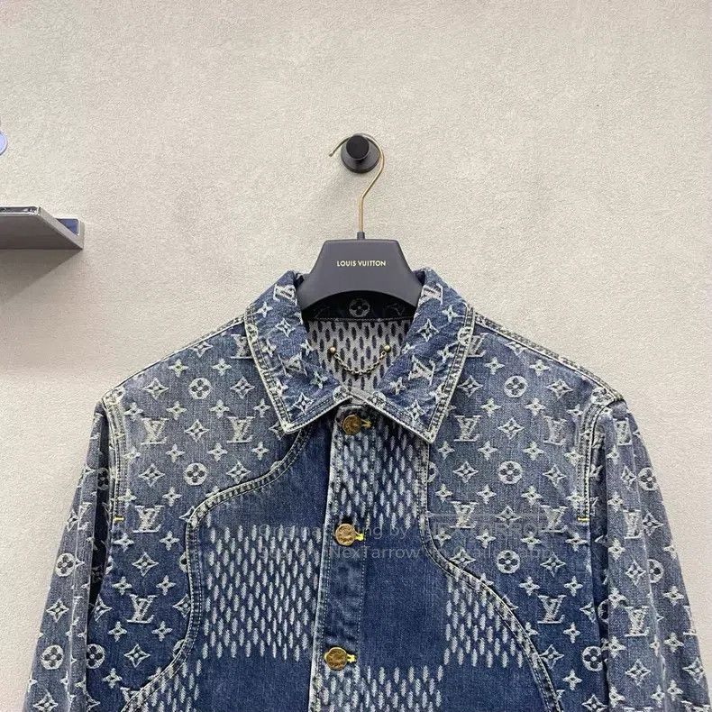 Louis Vuitton Louis Vuitton Blue Denim Jacket Size US S / EU 44-46 / 1 - 4 Thumbnail