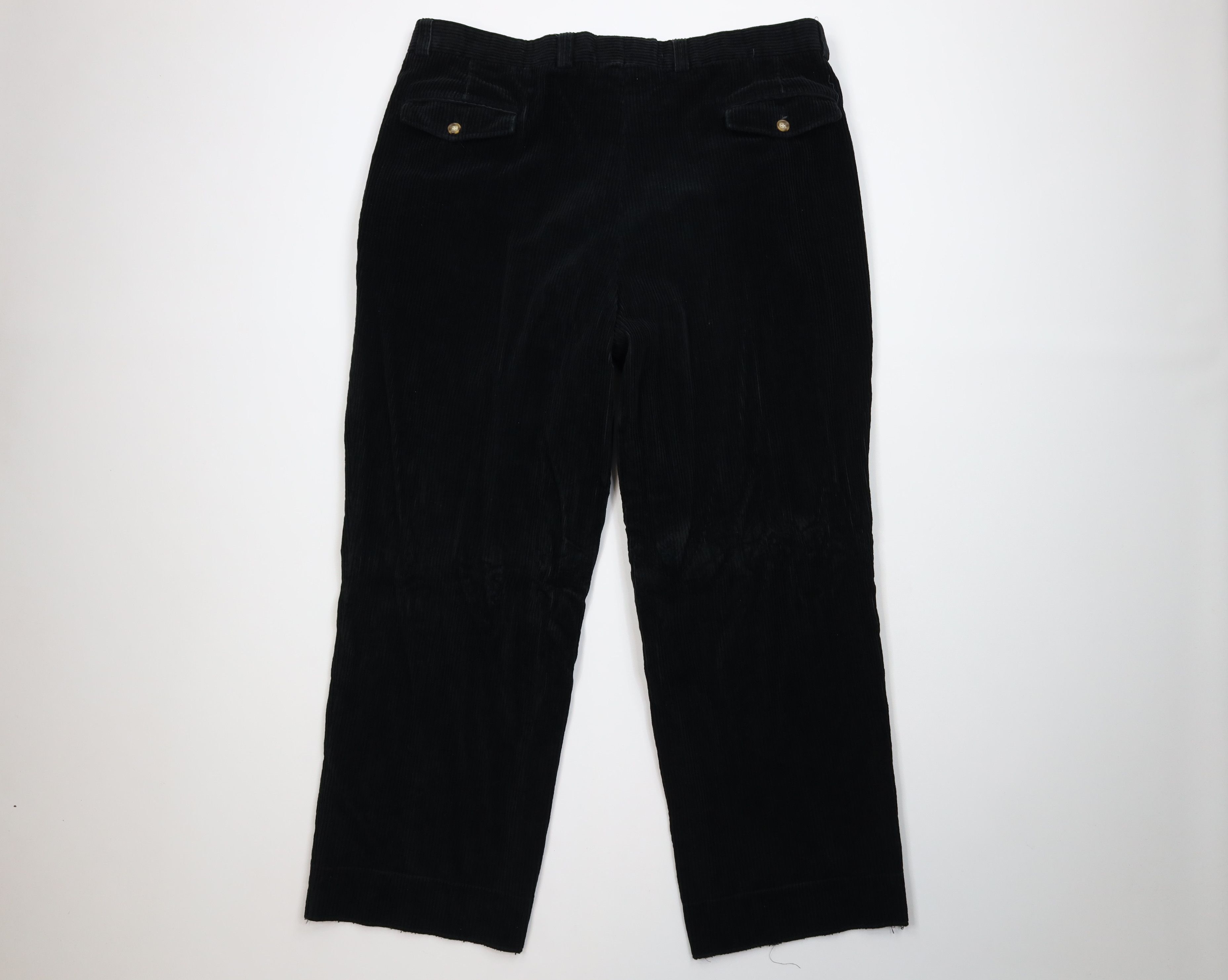 Vintage Vintage 90s Streetwear Pleated Wide Leg Corduroy Chino Pants Size US 40 / EU 56 - 8 Thumbnail