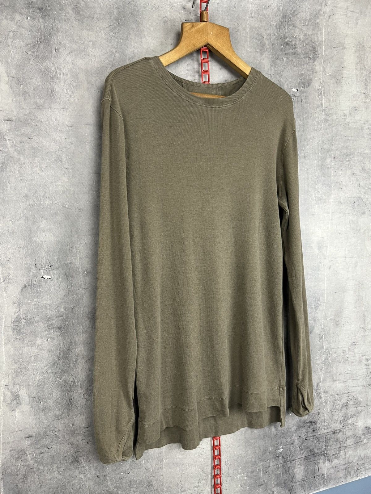 Helmut Lang helmut lang Olive Green long sleeve S Size US 36 / EU 52 - 3 Thumbnail