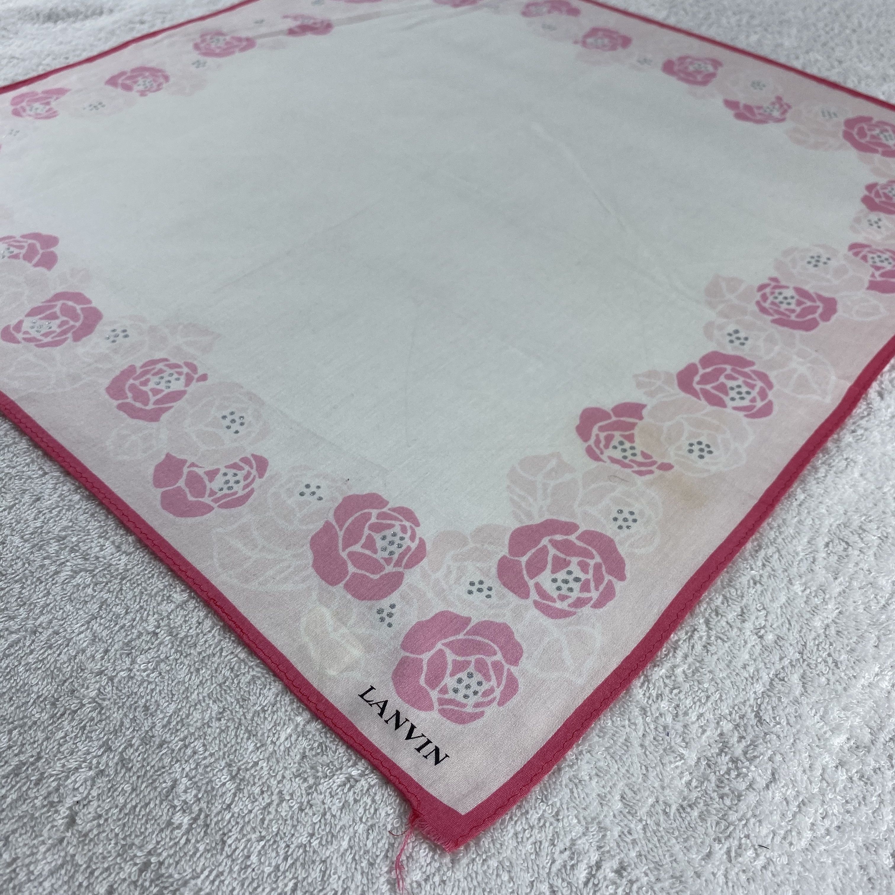 Lanvin × Vintage Lanvin Handkerchief / Neckerchief / Bandana Size ONE SIZE - 4 Thumbnail