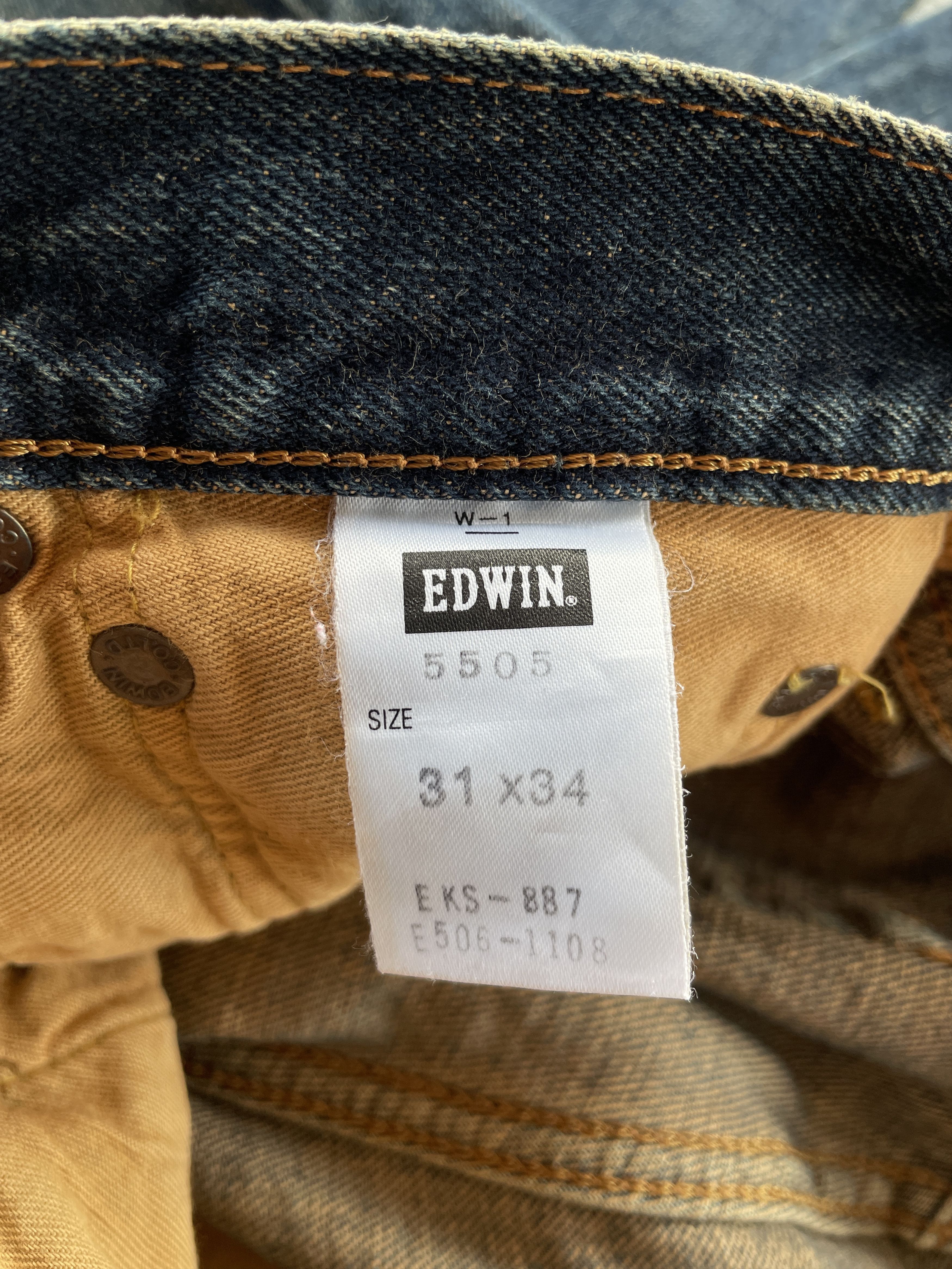 Edwin EDWIN 505x SELVEDGE JEANS (LG12) Size US 30 / EU 46 - 10 Thumbnail