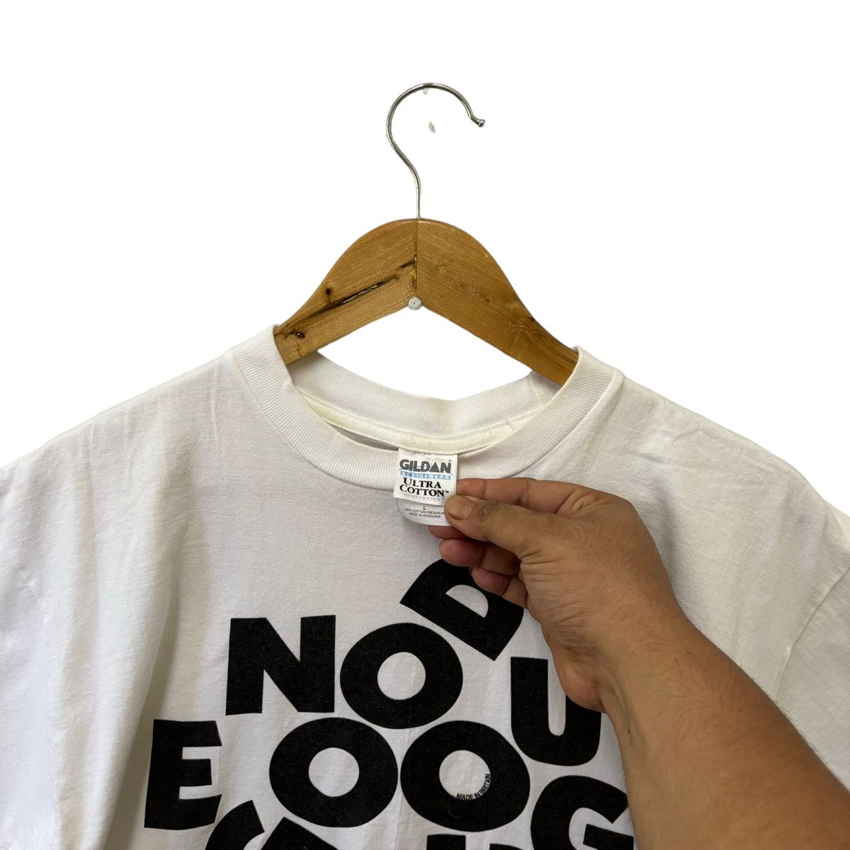 GOODENOUGH × Hysteric Glamour × Japanese Brand Vintage Good Enough Japanese Brand Spellout Size US L / EU 52-54 / 3 - 7 Thumbnail
