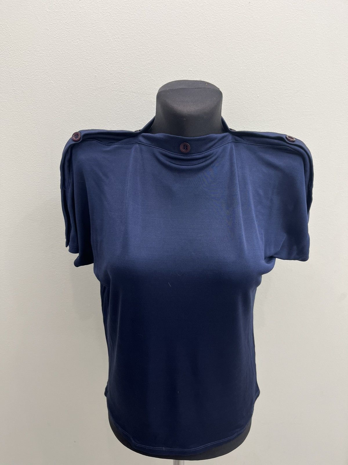 Alexander McQueen Alexander McQueen MCQ Buttons Tee Blouse Size M / US 6-8 / IT 42-44 - 4 Thumbnail