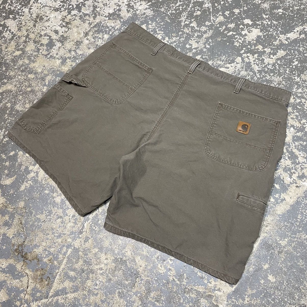 Other Vintage Carhartt Brown/Green Carpenter Workwear Shorts Jorts Size US 43 - 2 Thumbnail