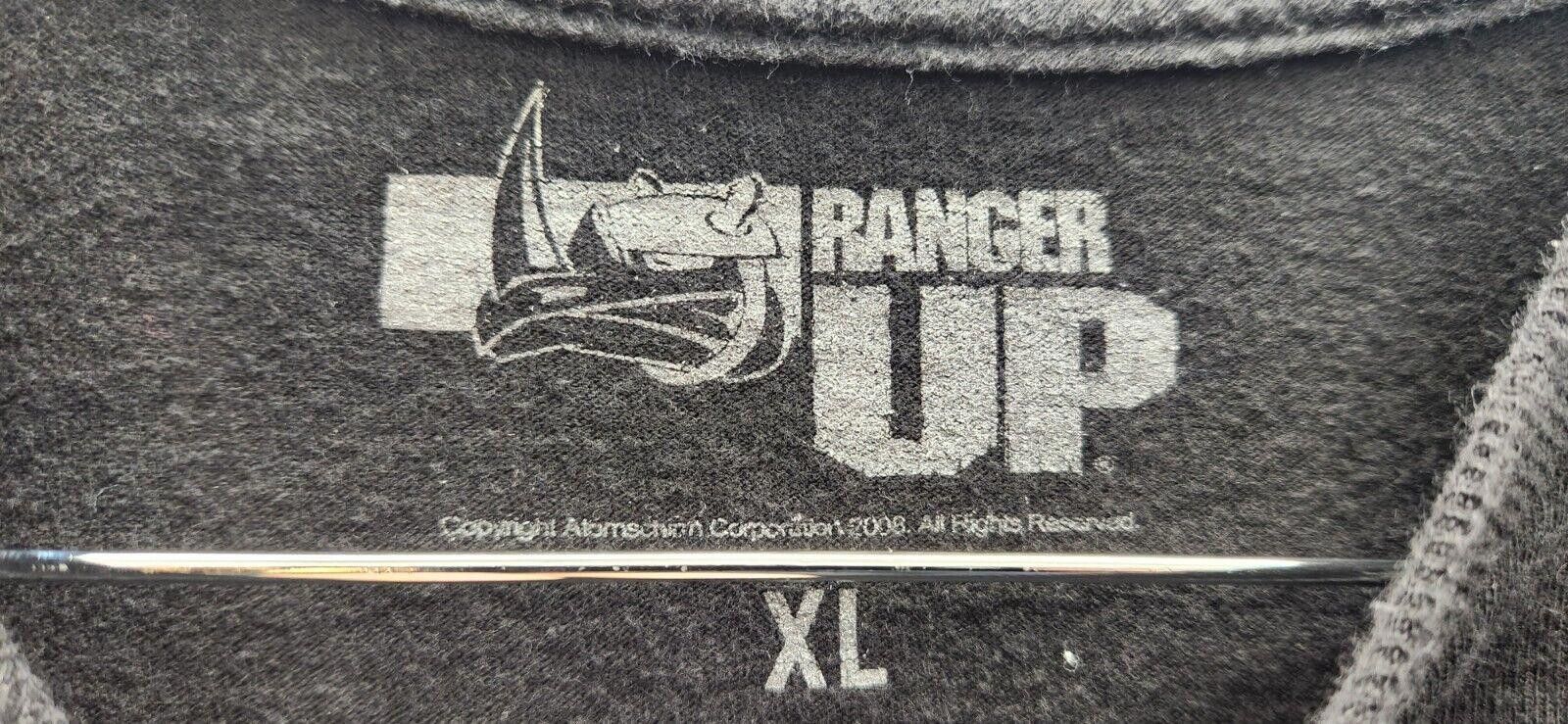 Designer Ranger Up Thin Blue Line Graphic Tshirt Black Mens Size XL Size US XL / EU 56 / 4 - 4 Thumbnail