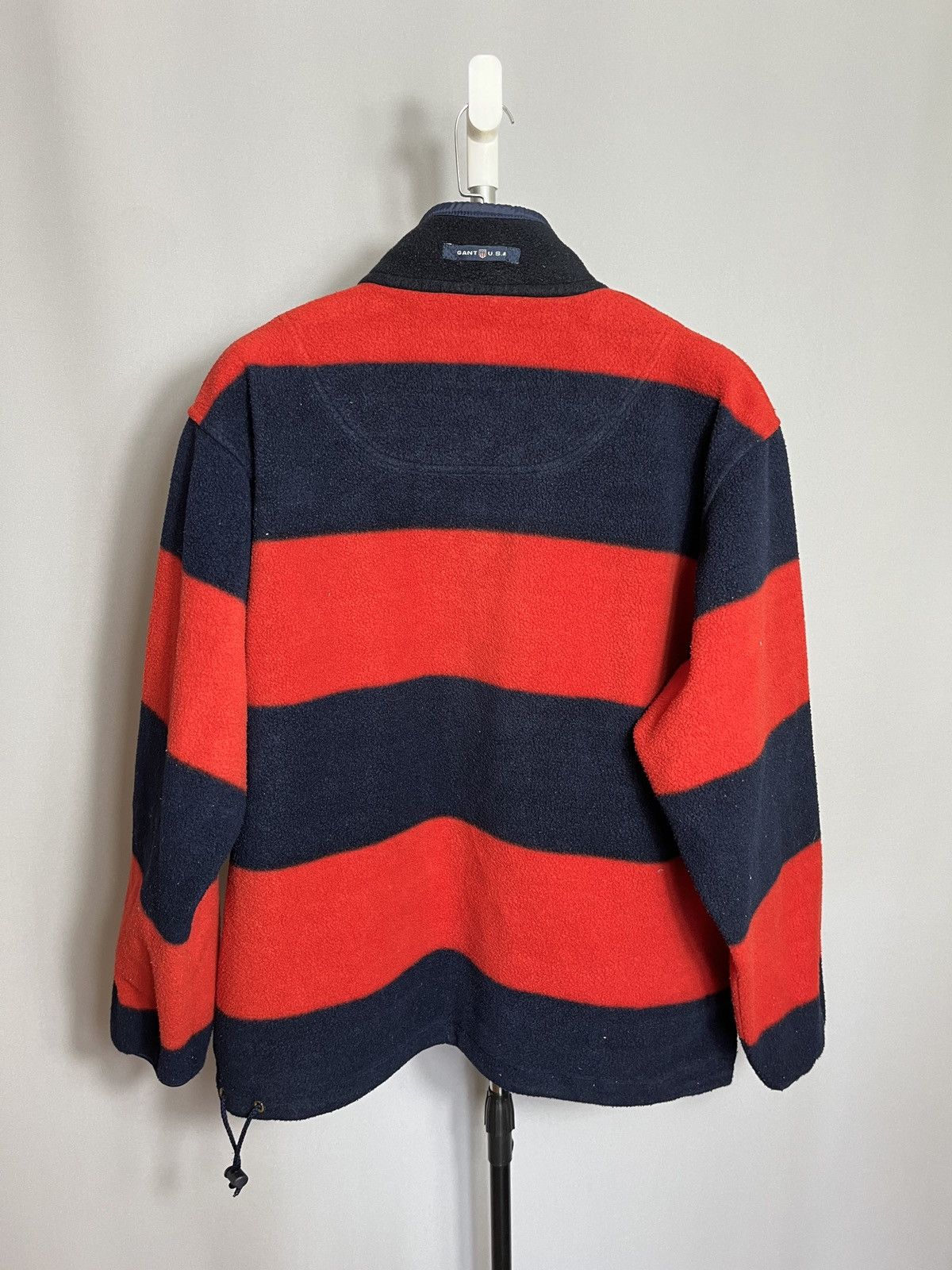 Gant × Vintage GANT RUGGER FLEECE USA Embroidery Logo Half Snap Oversize Size US M / EU 48-50 / 2 - 12 Thumbnail