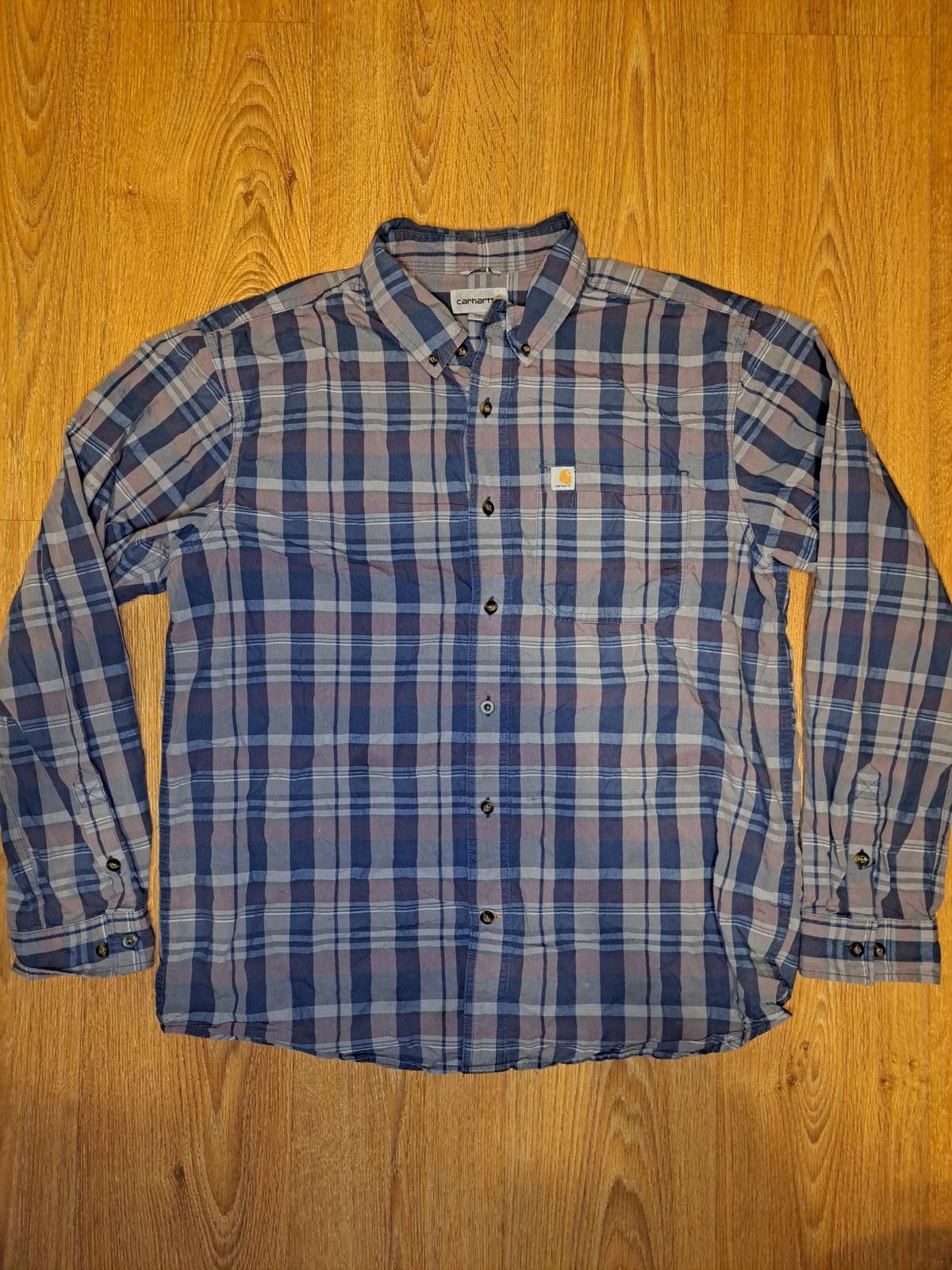 Carhartt Carhartt Button Up Shirt Large Multicolor Plaid Cotton Size US L / EU 52-54 / 3 - 1 Thumbnail