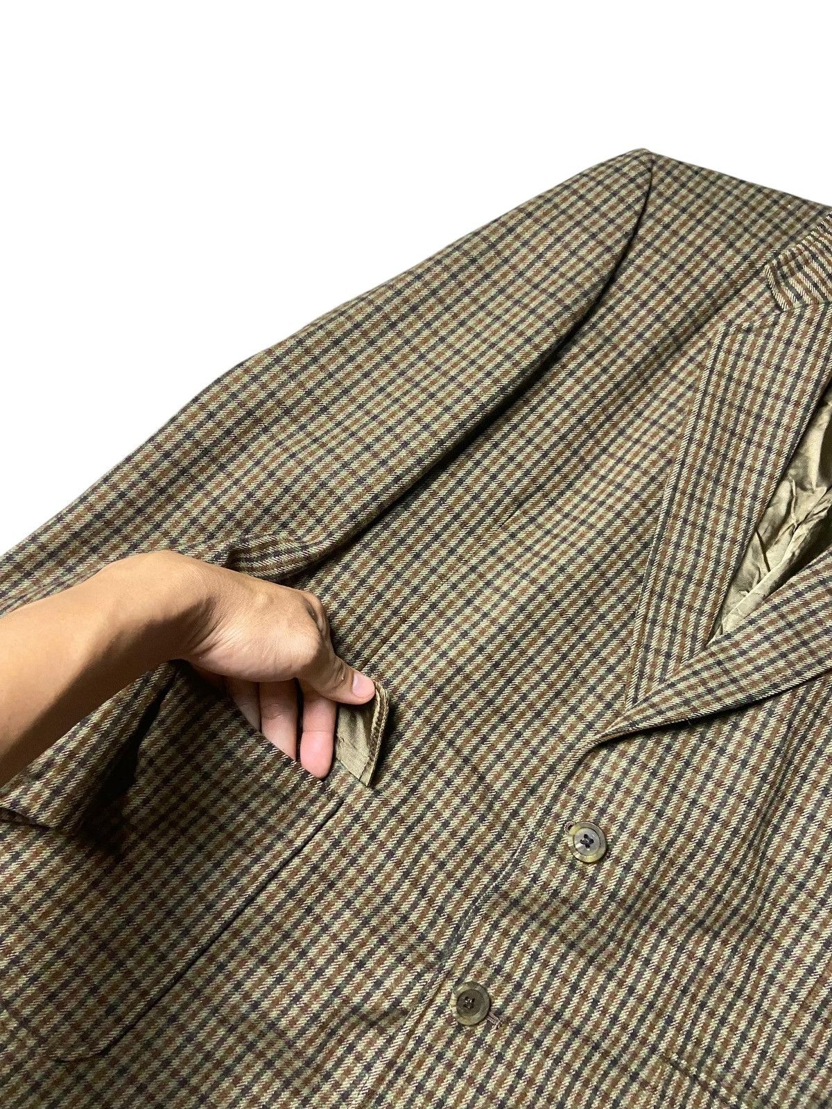 Aquascutum Vintage Aquascutum Checkered Blazer (159) Size US XS / EU 42 / 0 - 4 Thumbnail