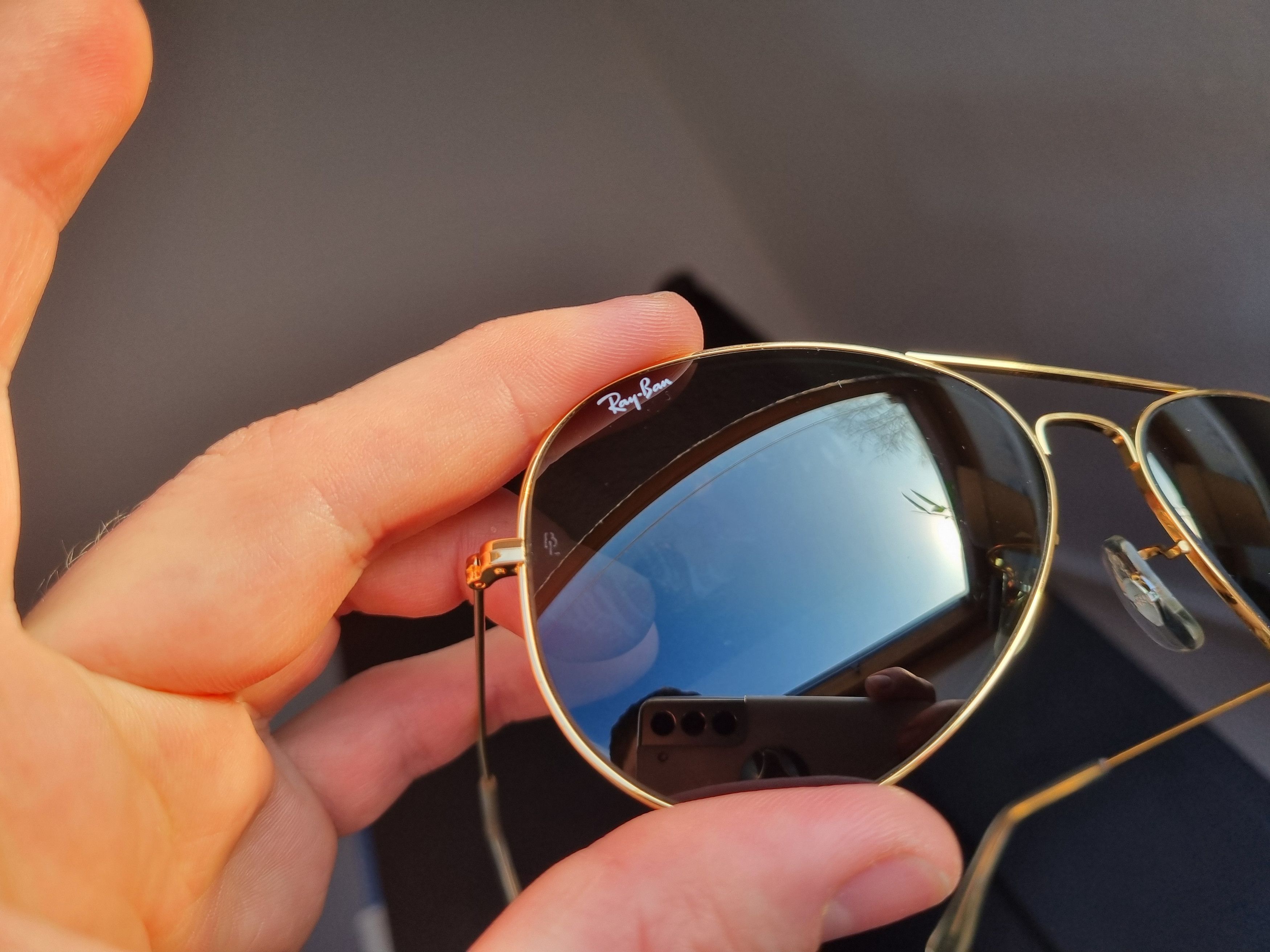 RayBan B&L Ray Ban USA Vintage Aviator 100% UV, G-15 | L2846 |62mm Size ONE SIZE - 10 Thumbnail