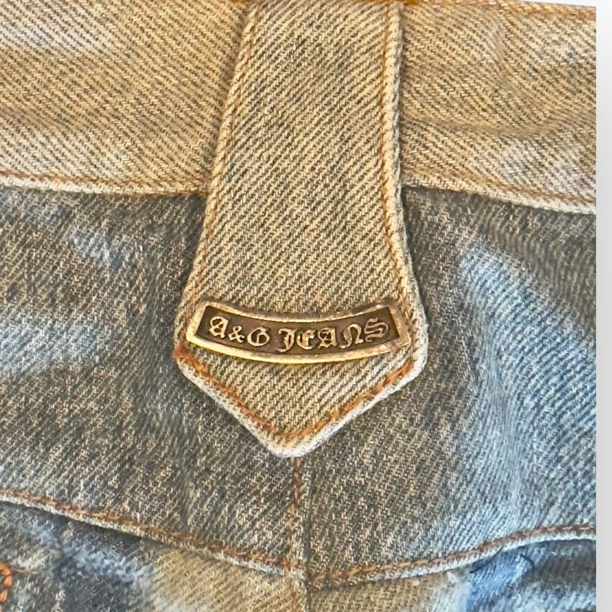 A&G Rock A&G Fleur Knee Flared Patchwork Denim Size US 34 / EU 50 - 11 Thumbnail