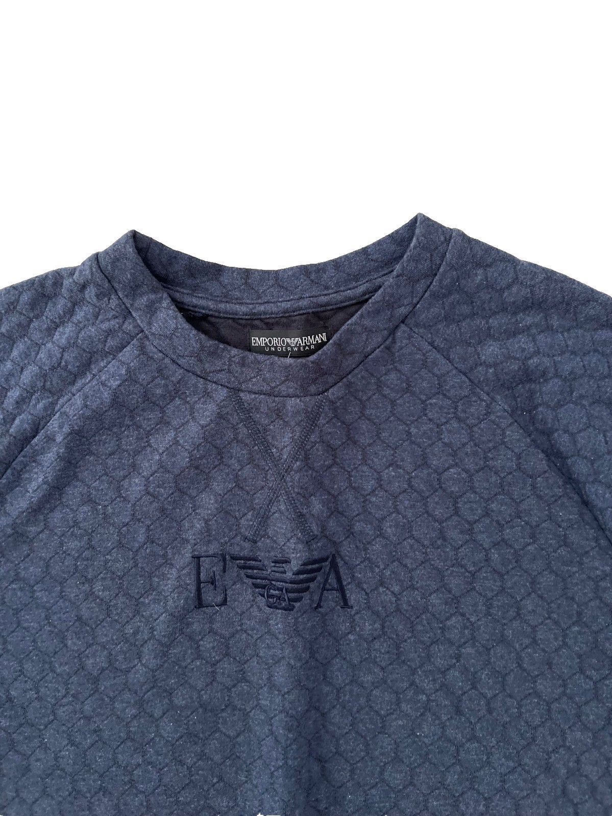 Emporio Armani EMPORIO ARMANI Loungewear CREW NECK Sweatshirt Blue ( S ) Size US L / EU 52-54 / 3 - 3 Thumbnail