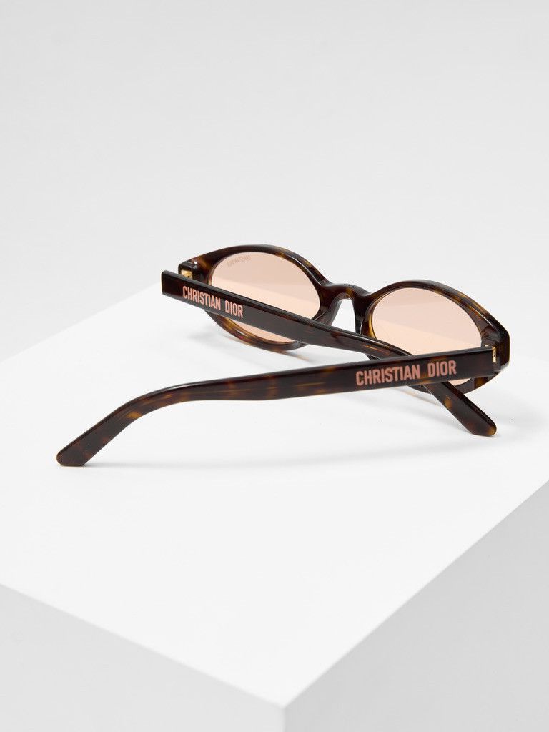 Dior DiorPacific R1F Brown Oval Sunglasses Size ONE SIZE - 2 Thumbnail