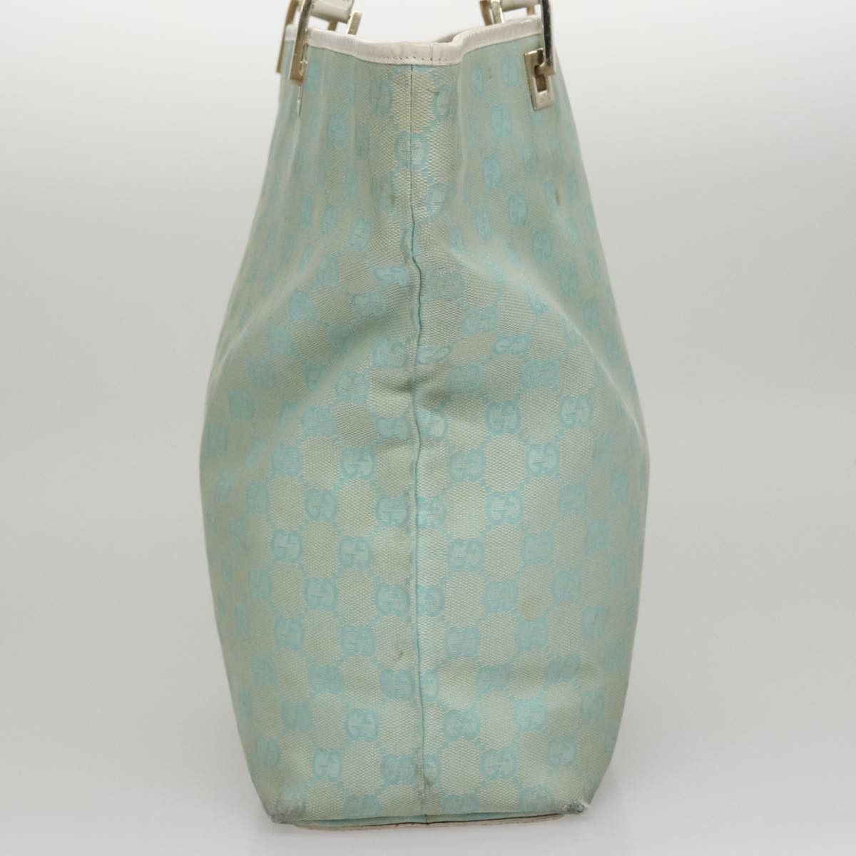 Gucci GUCCI GG Canvas Tote Bag Peppermint White Size ONE SIZE - 4 Thumbnail