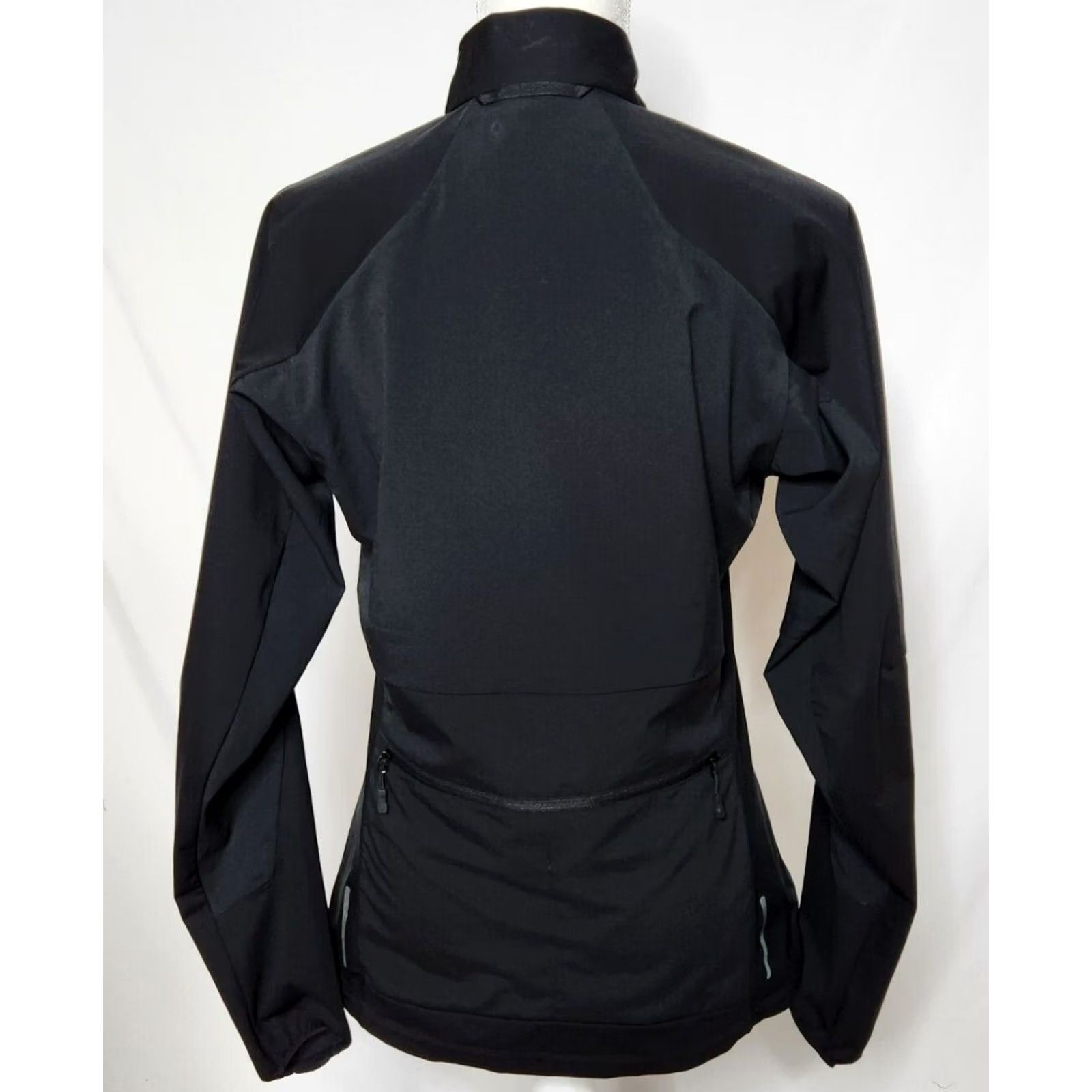 Vintage Haglöfs Womens L Pace Windbreaker Jacket Full Zip Lightweight Black Zip Pocket Size L / US 10 / IT 46 - 3 Thumbnail