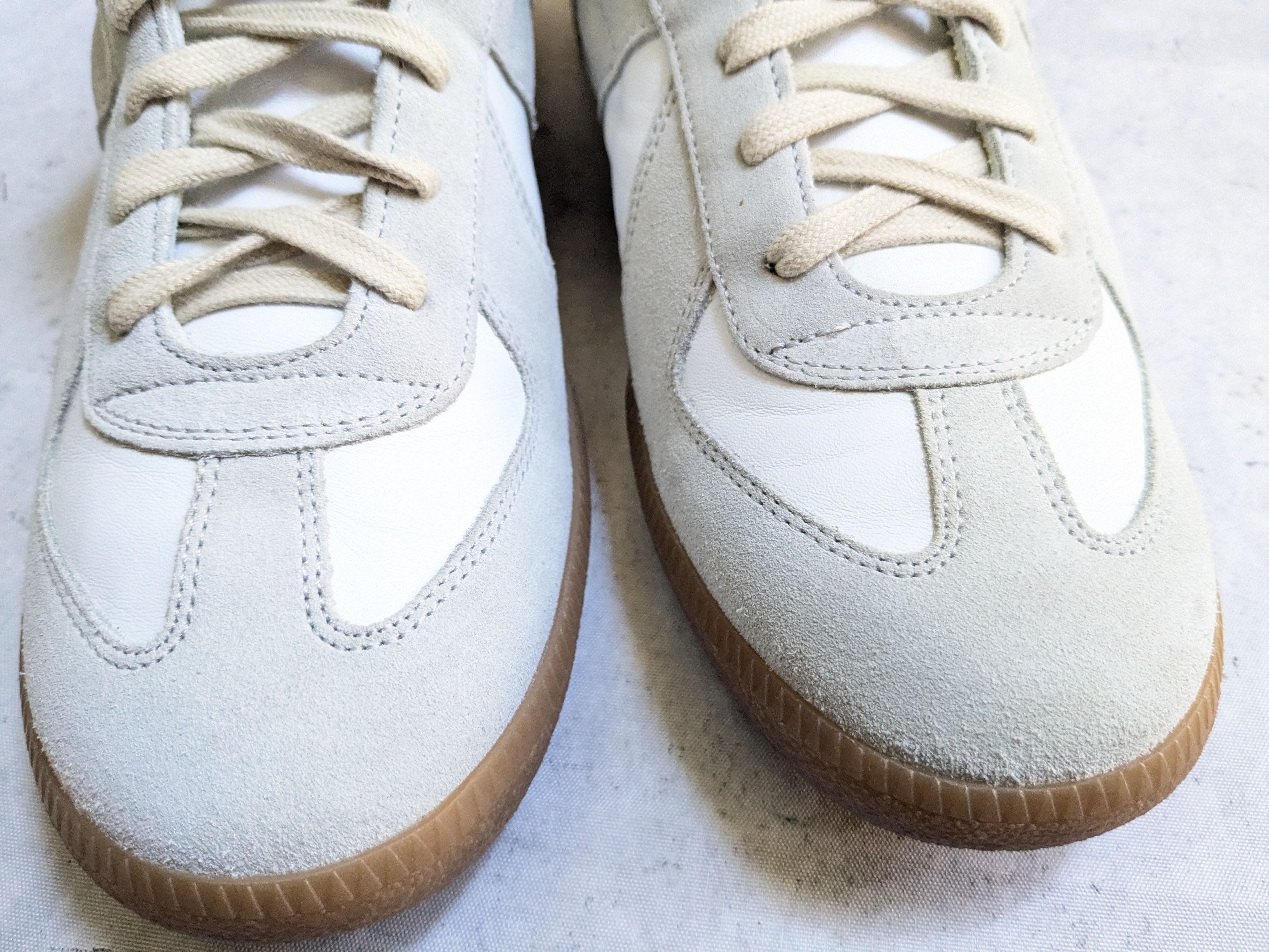 Maison Margiela Maison Margiela Replica GAT White Gray 10 43 Low Tops Gum Size US 10 / EU 43 - 4 Thumbnail