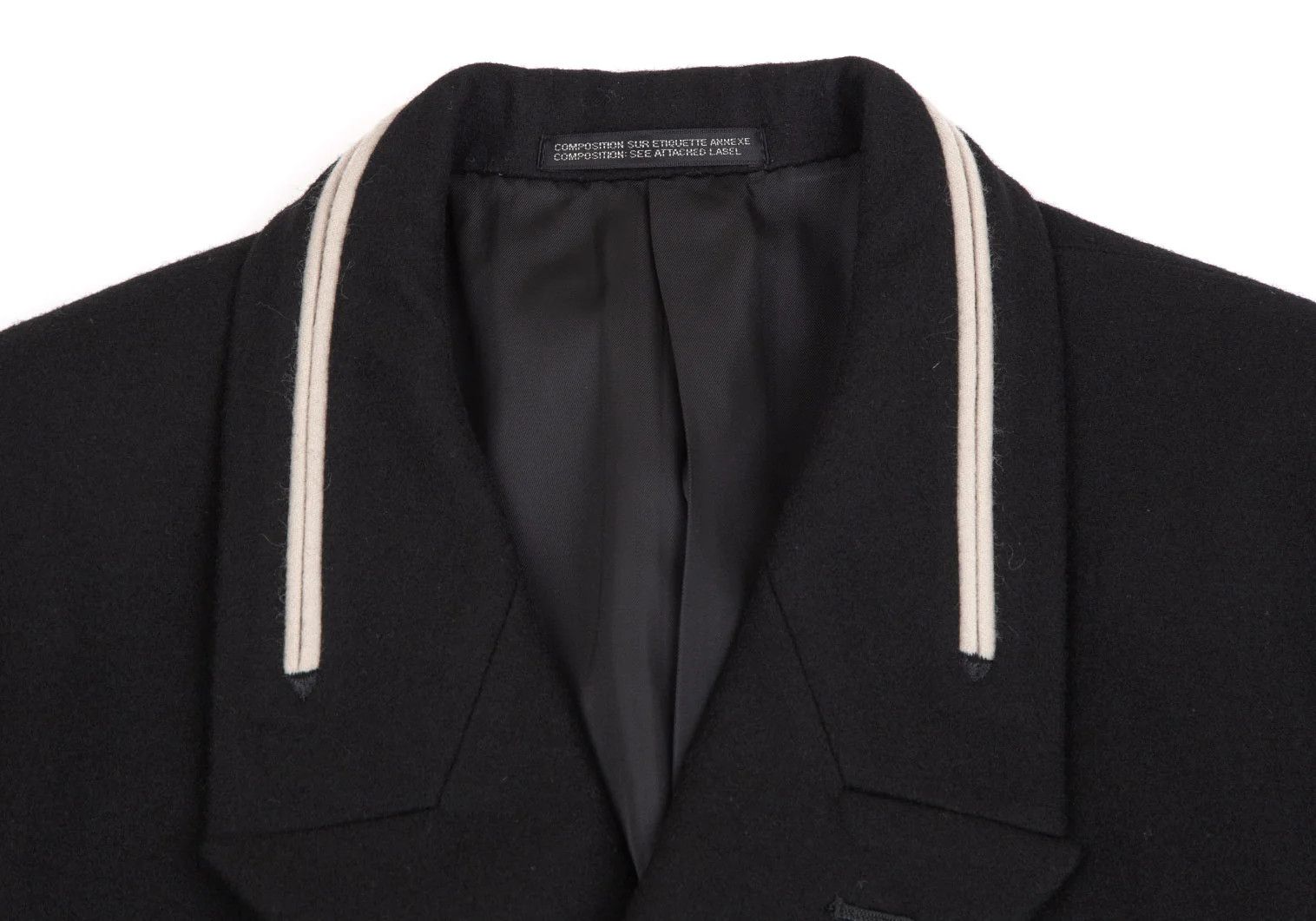 Yohji Yamamoto Yohji Yamamoto Fleece Wool Double Jacket Size US S / EU 44-46 / 1 - 3 Thumbnail