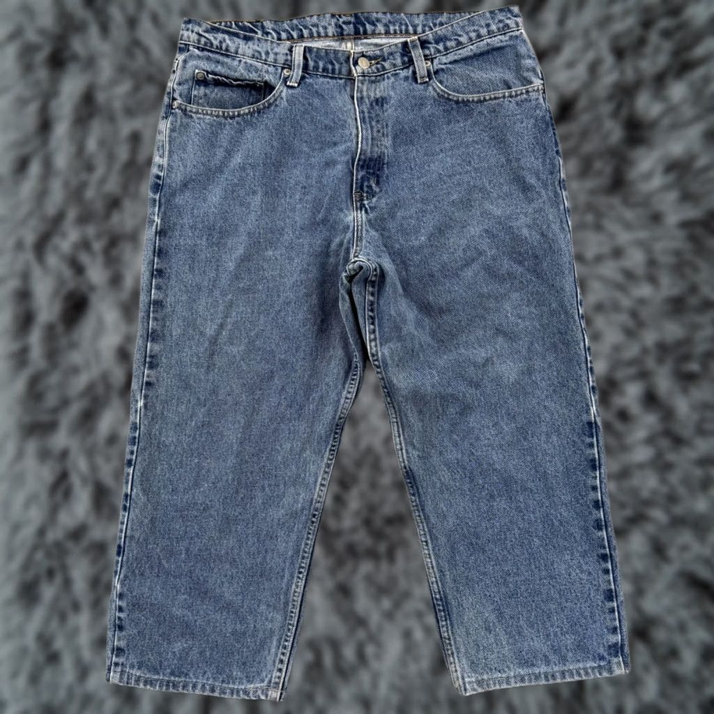 Polo Ralph Lauren VINTAGE Polo Ralph Lauren Jeans Mens 36x25 Blue Baggy Loose Denim Y2K Preppy USA Jeans Mens 36x25 Blue Size US M / EU 48-50 / 2 - 1 Thumbnail
