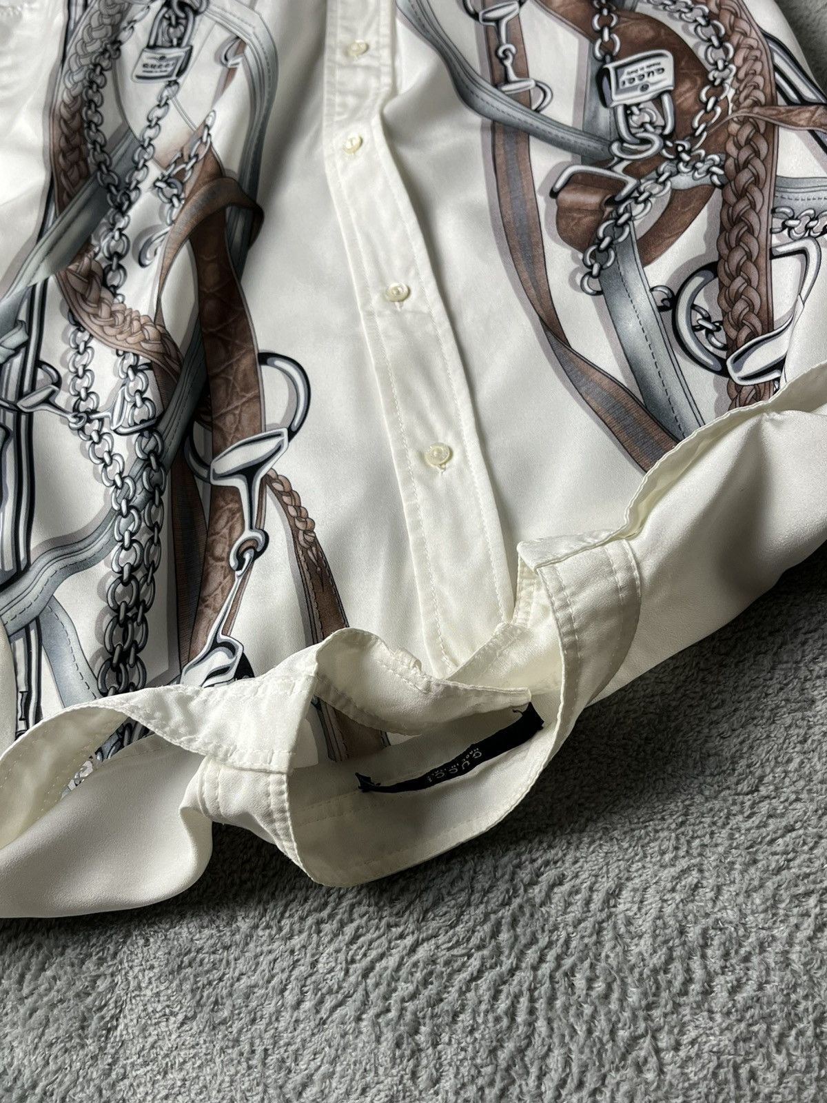 Gucci Gucci - Tom ford - SS11 Resort 11 Horsebit Shirt Size XS / US 0-2 / IT 36-38 - 13 Thumbnail