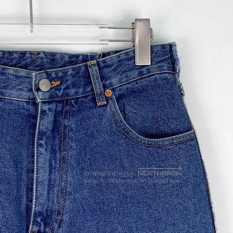 Maison Margiela Maison Margiela Dark blue washed cotton casual denim trous Size 24" / US 00 / IT 34 - 3 Thumbnail