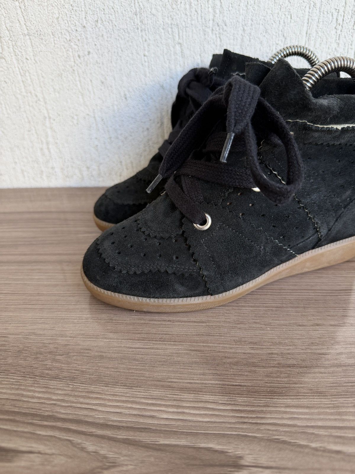Isabel Marant Etoile Suede bobby wedge sneakers Size US 5 / IT 35 - 2 Thumbnail