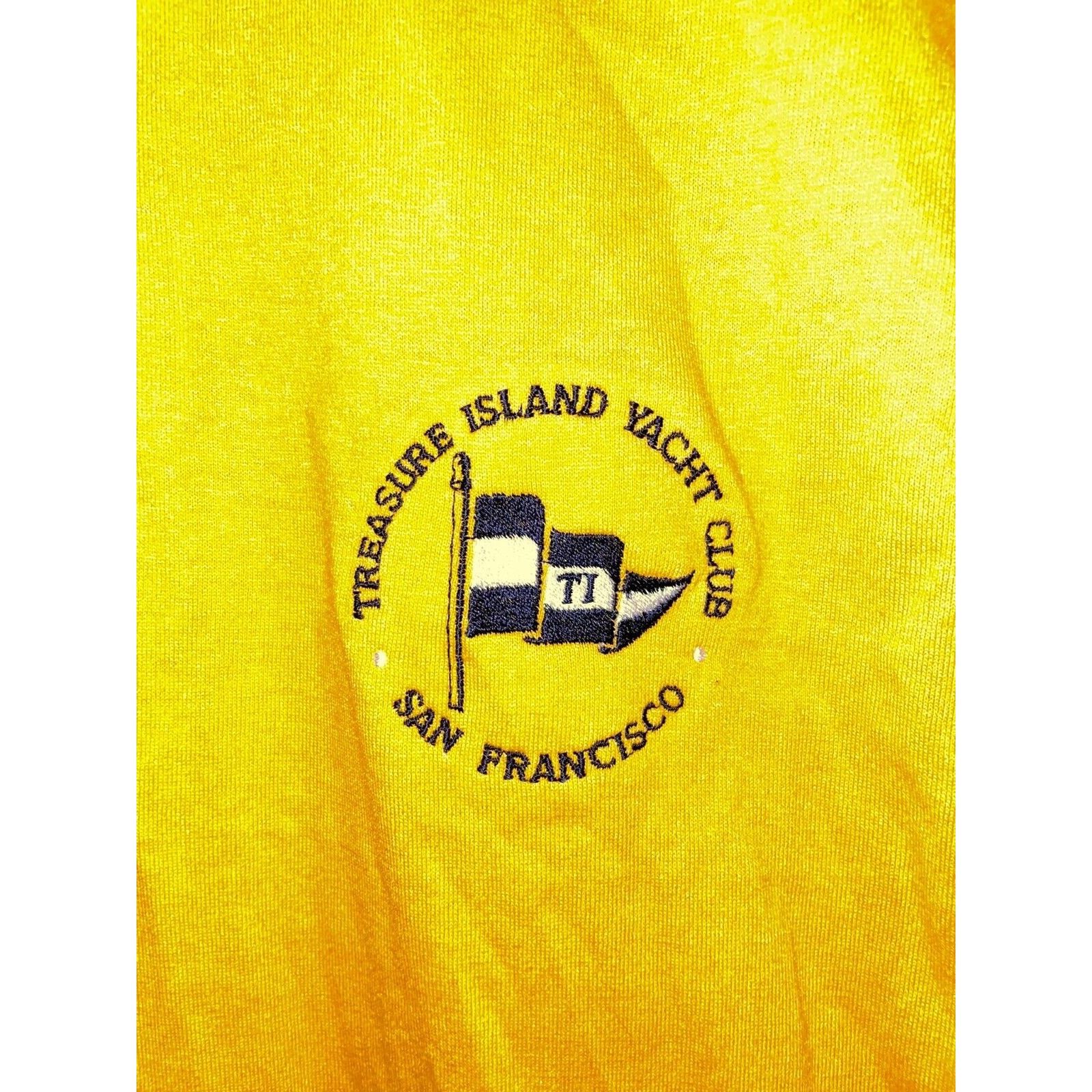 Jerzees Vintage Yacht Club Polo Shirt Treasure Island VTG M 90s Size US M / EU 48-50 / 2 - 3 Thumbnail