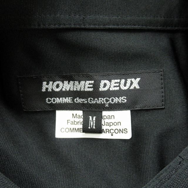Comme des Garcons Homme Deux Shirt Semi-sheer Long sleeves See-through Cut and sew Black Size US M / EU 48-50 / 2 - 7 Thumbnail