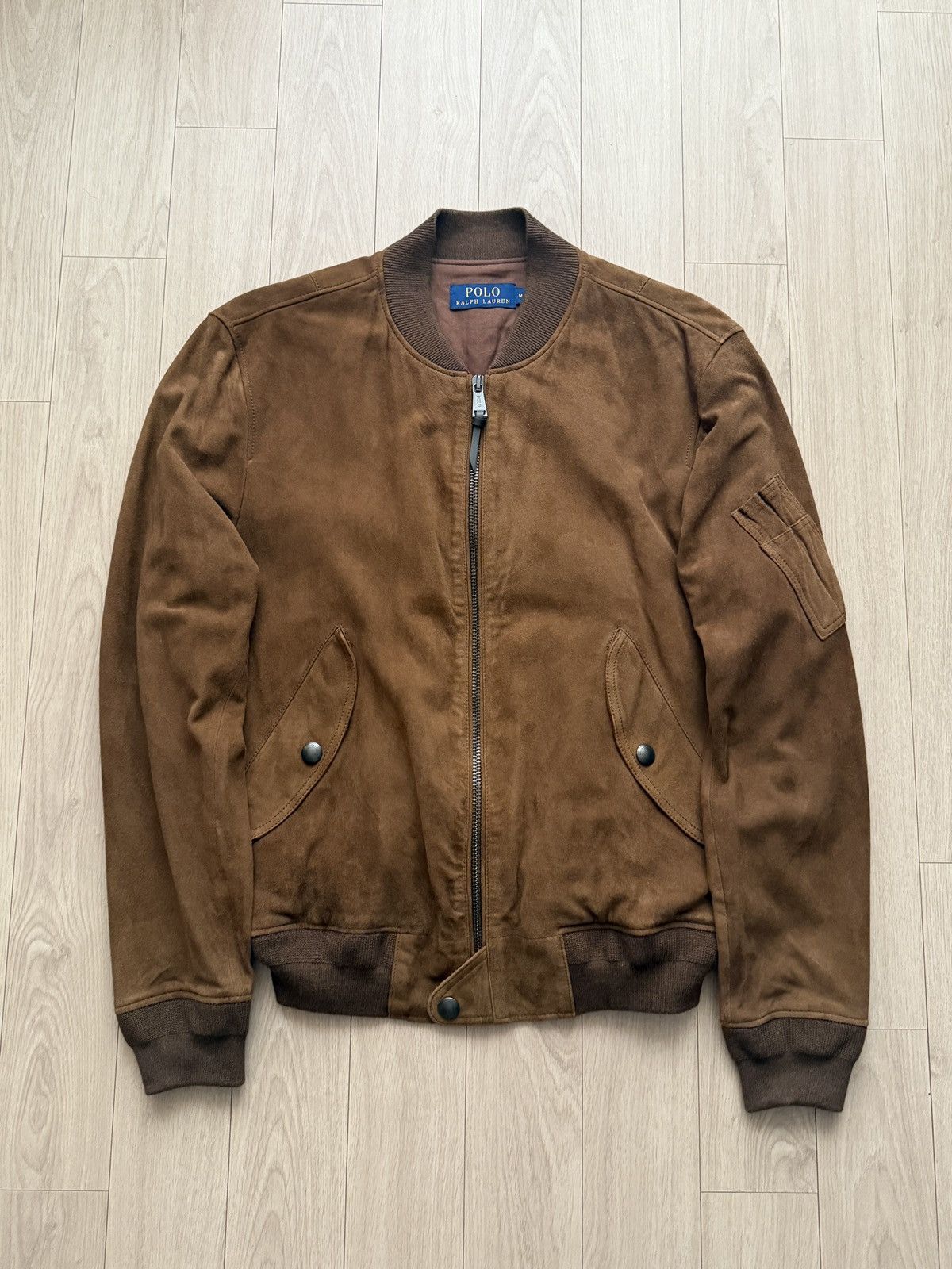 Polo Ralph Lauren Suede Bomber Jacket | Grailed