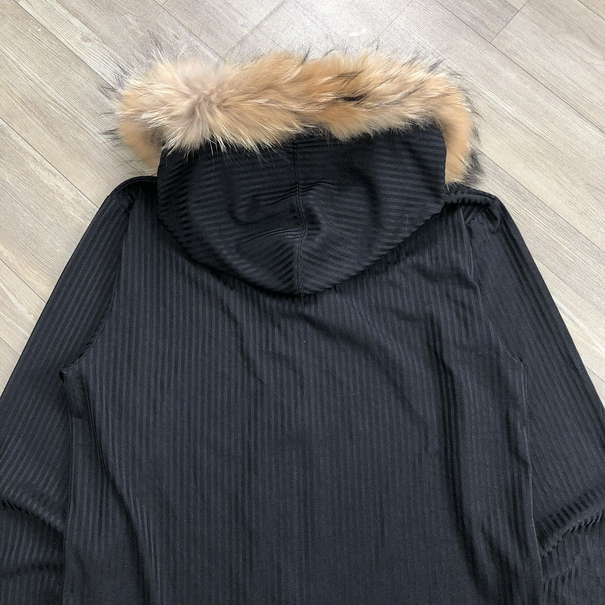 Beauty Beast 2000s Beaumere Stripped Lgb Kmrii Ifsixwasnine Fur Hoodie Size US L / EU 52-54 / 3 - 11 Thumbnail