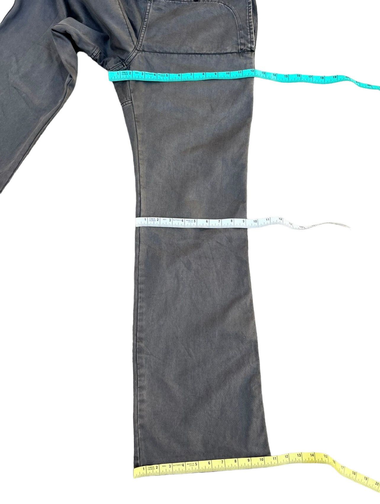 CABANE de ZUCCa × Issey Miyake × Vintage Vintage Issey Miyake Zucca Fade Black Flare Crackerjack Pant Size US 31 - 4 Thumbnail