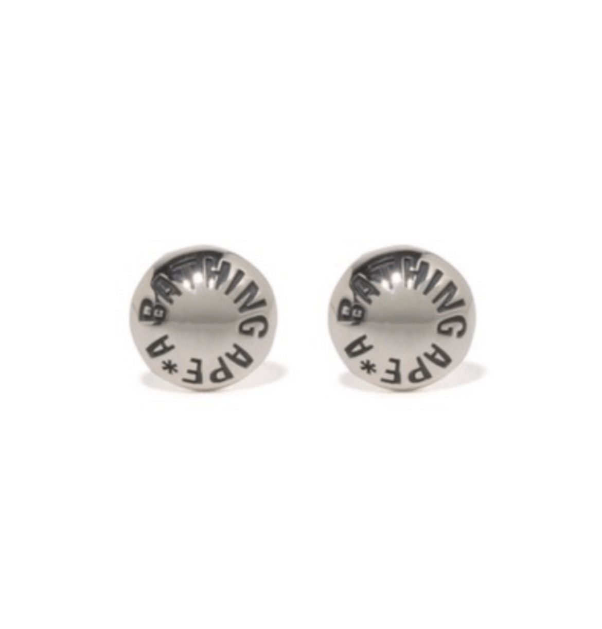 Bape Варе APE HEAD SILVER EARRINGS Size ONE SIZE - 2 Thumbnail