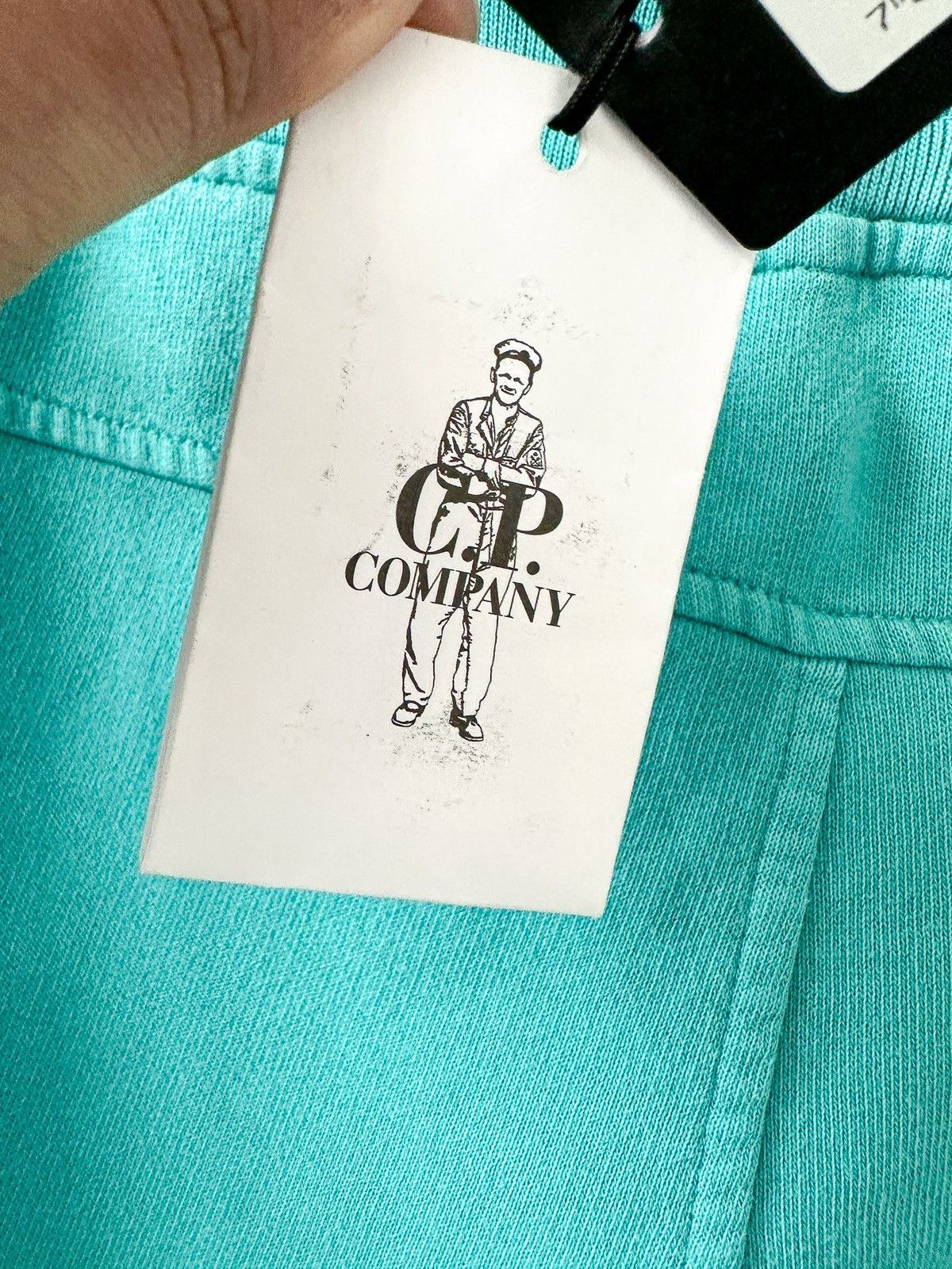 C.P. Company CP Company Cargo Cotton Jersey Jogger Shorts In Teal Size US 40 / EU 56 - 6 Thumbnail