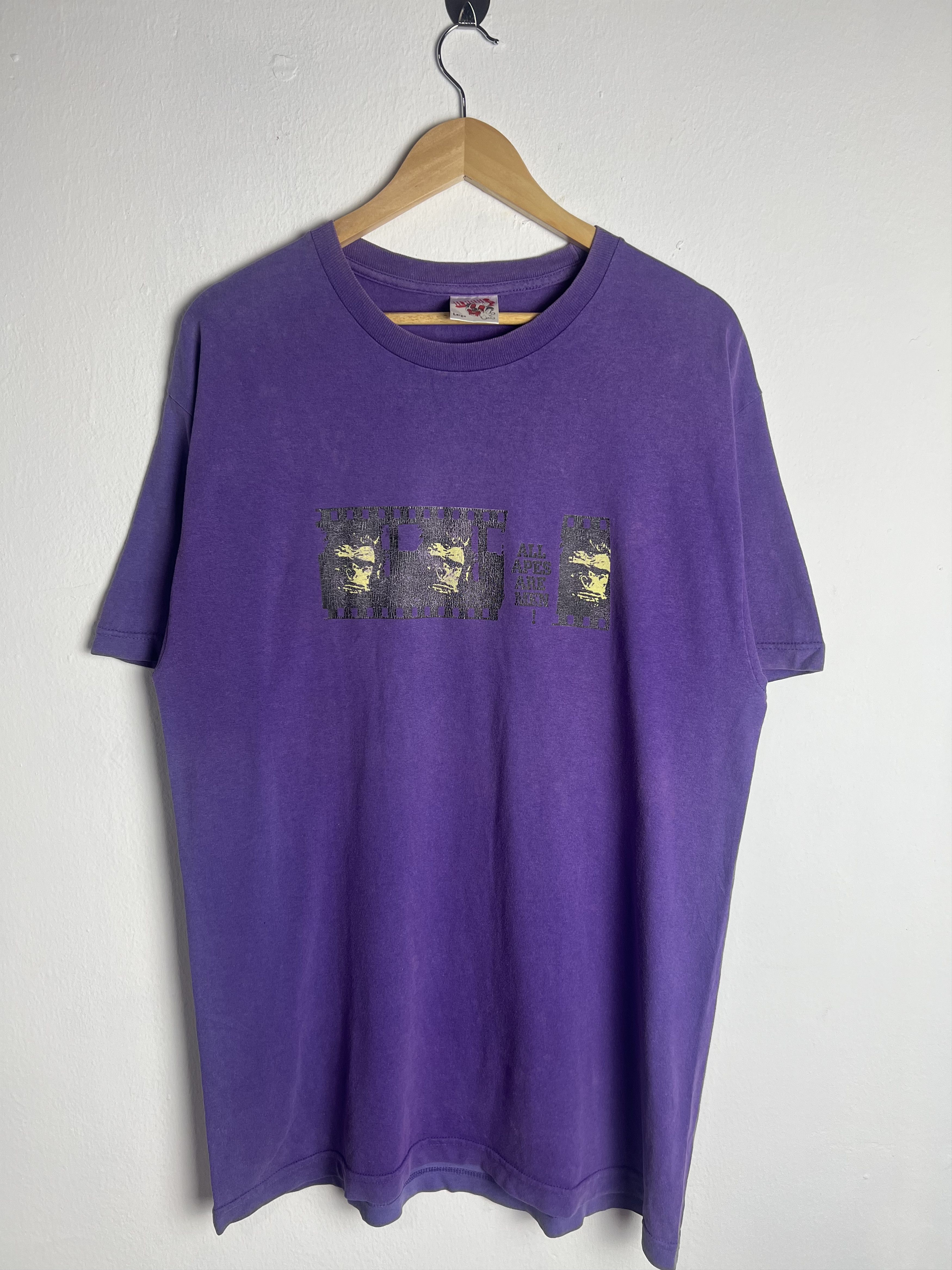 Xlarge Vintage Xlarge Ape Purple Fade Tee Size US L / EU 52-54 / 3 - 1 Thumbnail