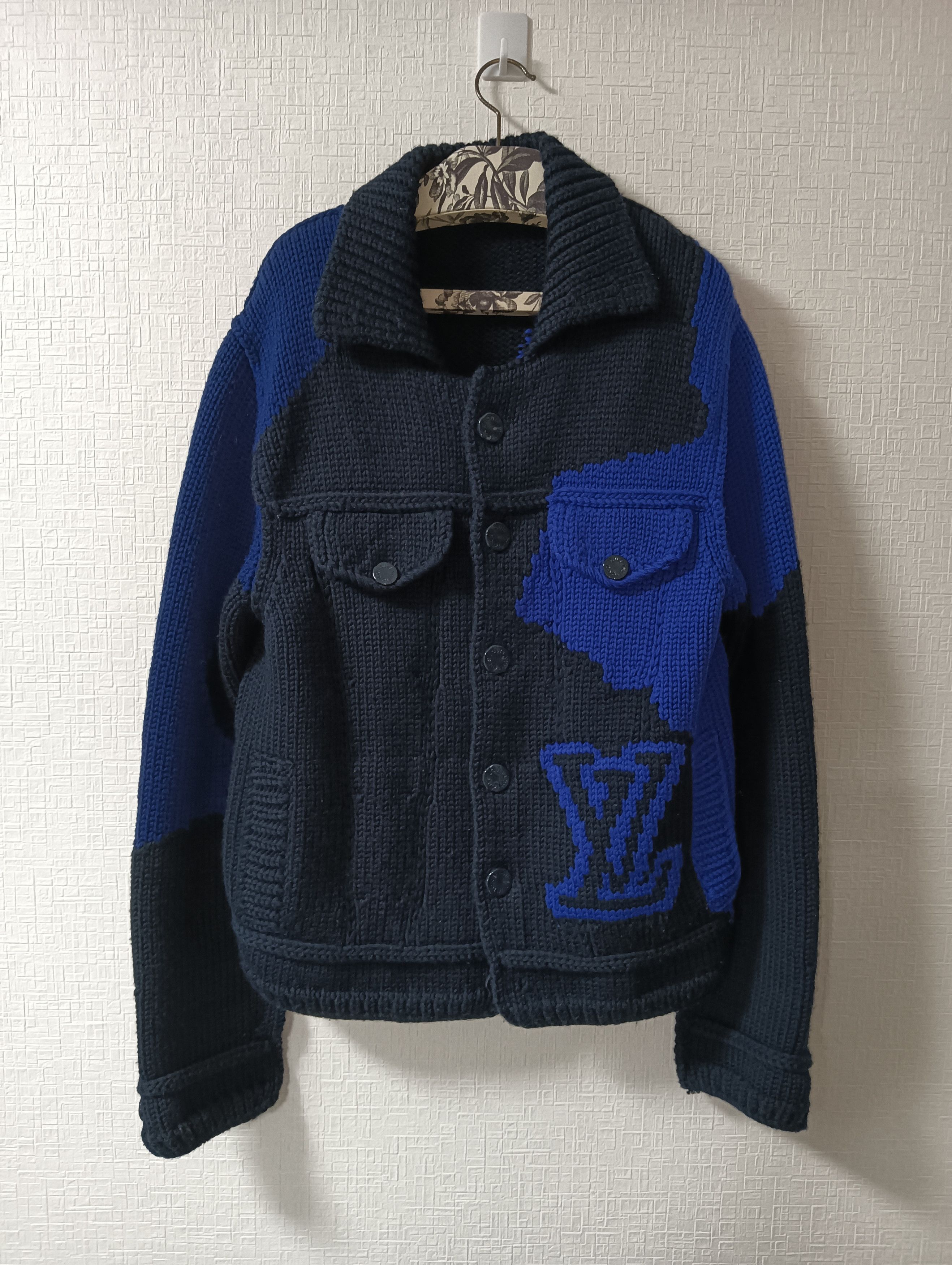 Louis Vuitton Knit Trucker Jacket Size US M / EU 48-50 / 2 - 1 Thumbnail