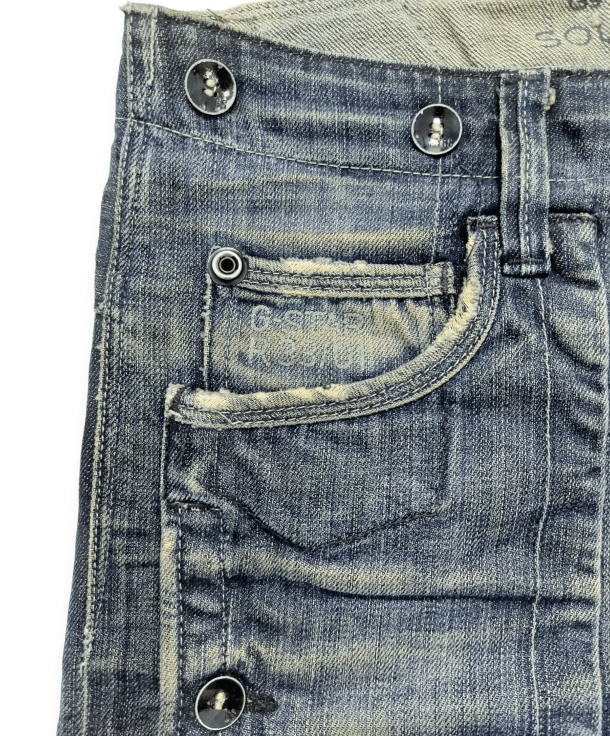G Star Raw Y2K Rusty Distressed Denim