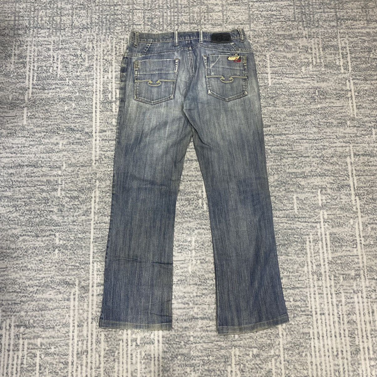 If Six Was Nine × Japanese Brand × Le Grande Bleu (L.G.B.) Flare☠️Blue Cult Washed Bootcut Cowboy Punk Jeans 90s Size US 30 / EU 46 - 3 Thumbnail