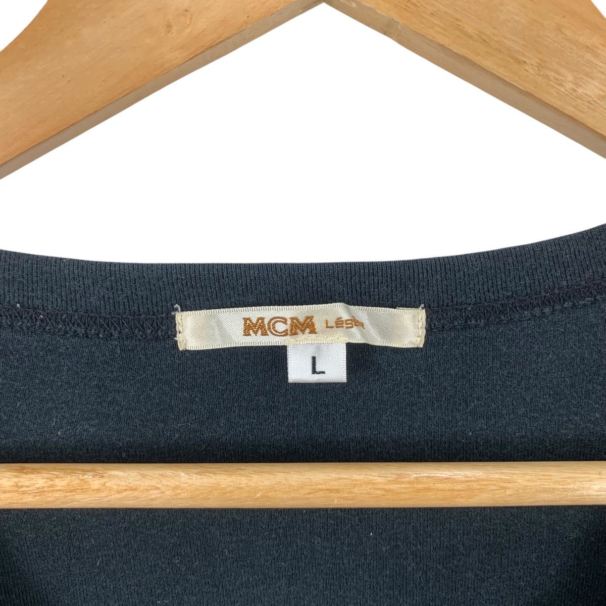 MCM Vintage MCM LEGERE Modern Creation Munich Box Logo Tee Size L / US 10 / IT 46 - 9 Thumbnail