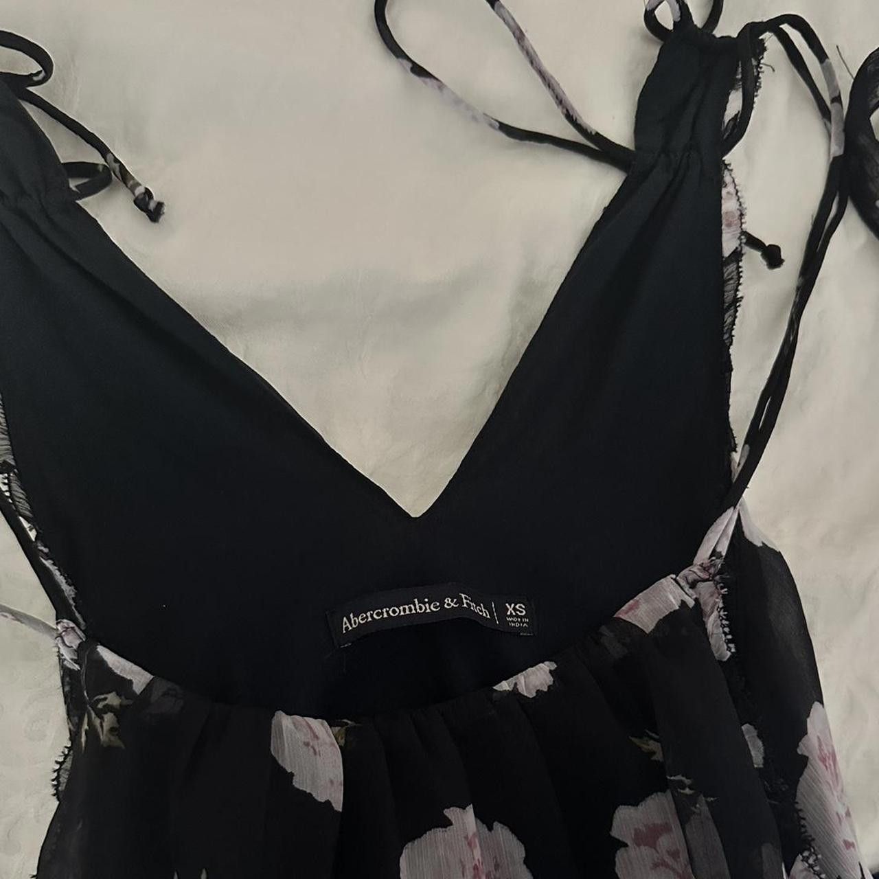 Abercrombie & Fitch Abercrombie & Fitch Women's Black and Pink Dress Size XS / US 0-2 / IT 36-38 - 3 Thumbnail