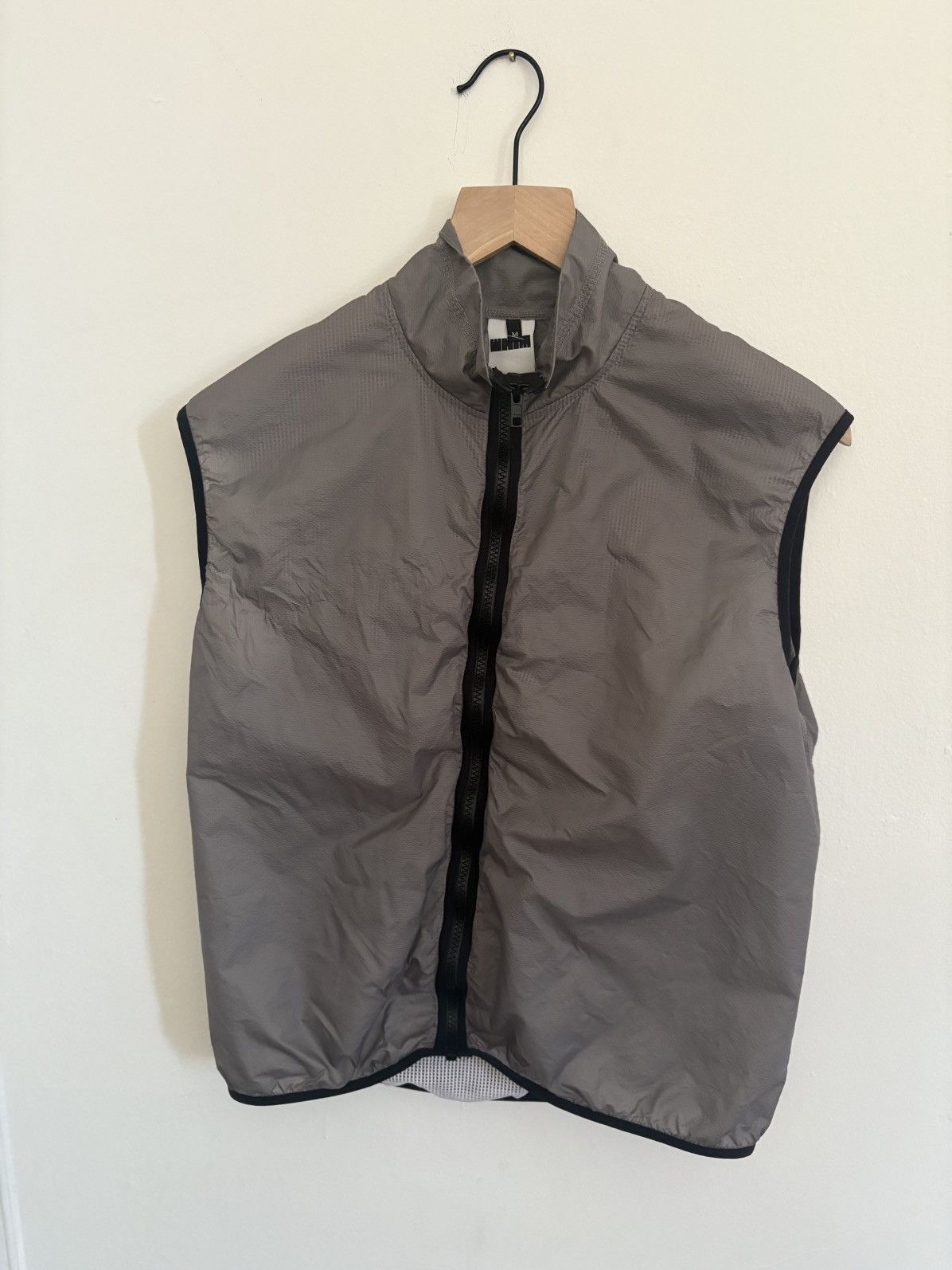 Whim Golf Whim Golf Packable Transparent Grid Nylon Full Zip Vest Size US M / EU 48-50 / 2 - 2 Thumbnail
