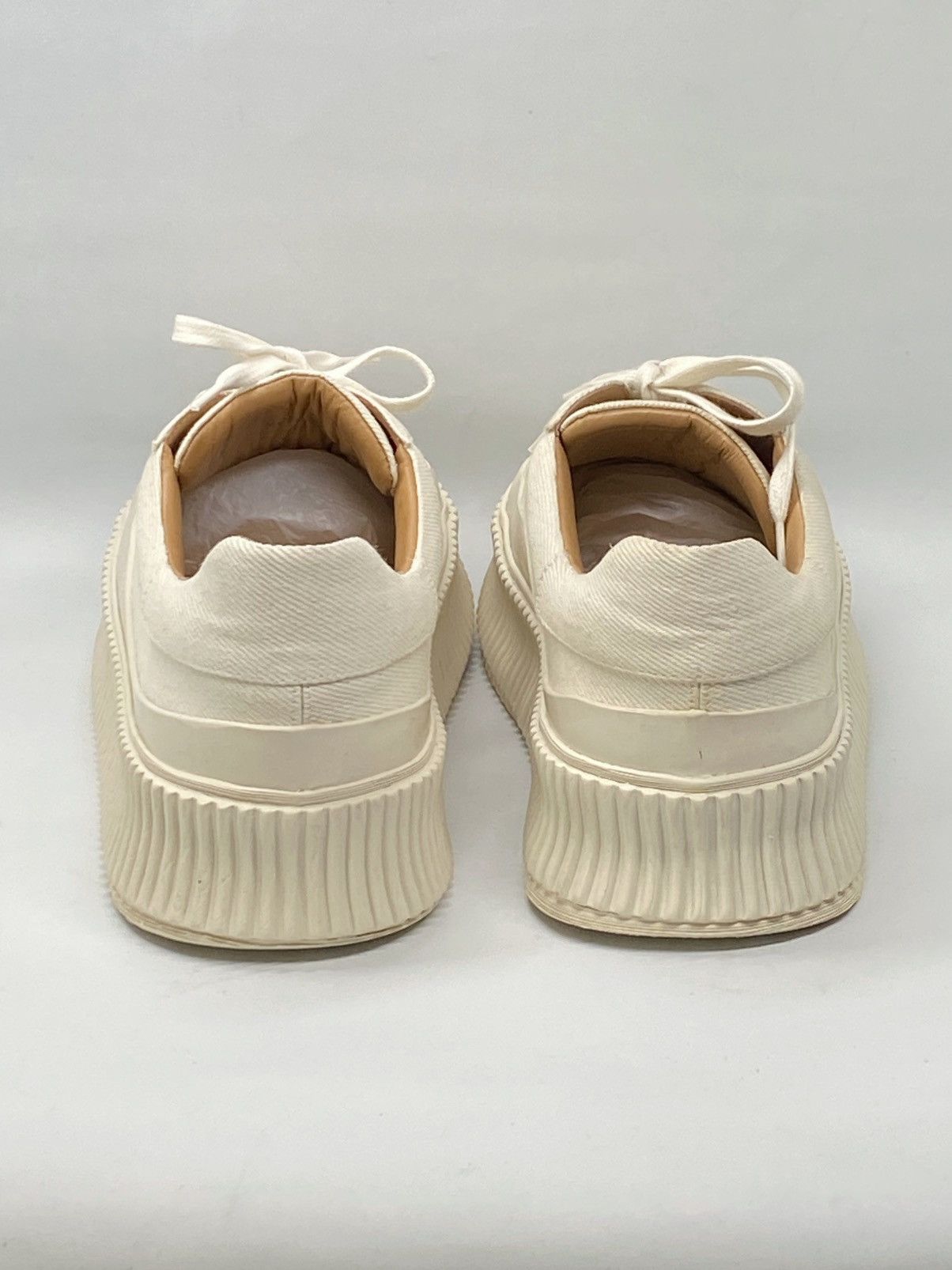 Jil Sander Jil Sander Platform Canvas Low Top Sneaker size 42/us size 9 Size US 9 / EU 42 - 10 Thumbnail