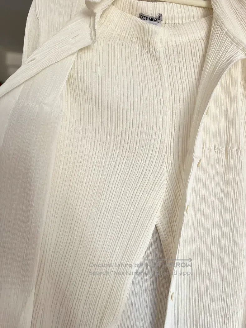 Issey Miyake Issey Miyake Vintage Toothpick-Pattern Top Coat Size L / US 10 / IT 46 - 6 Thumbnail