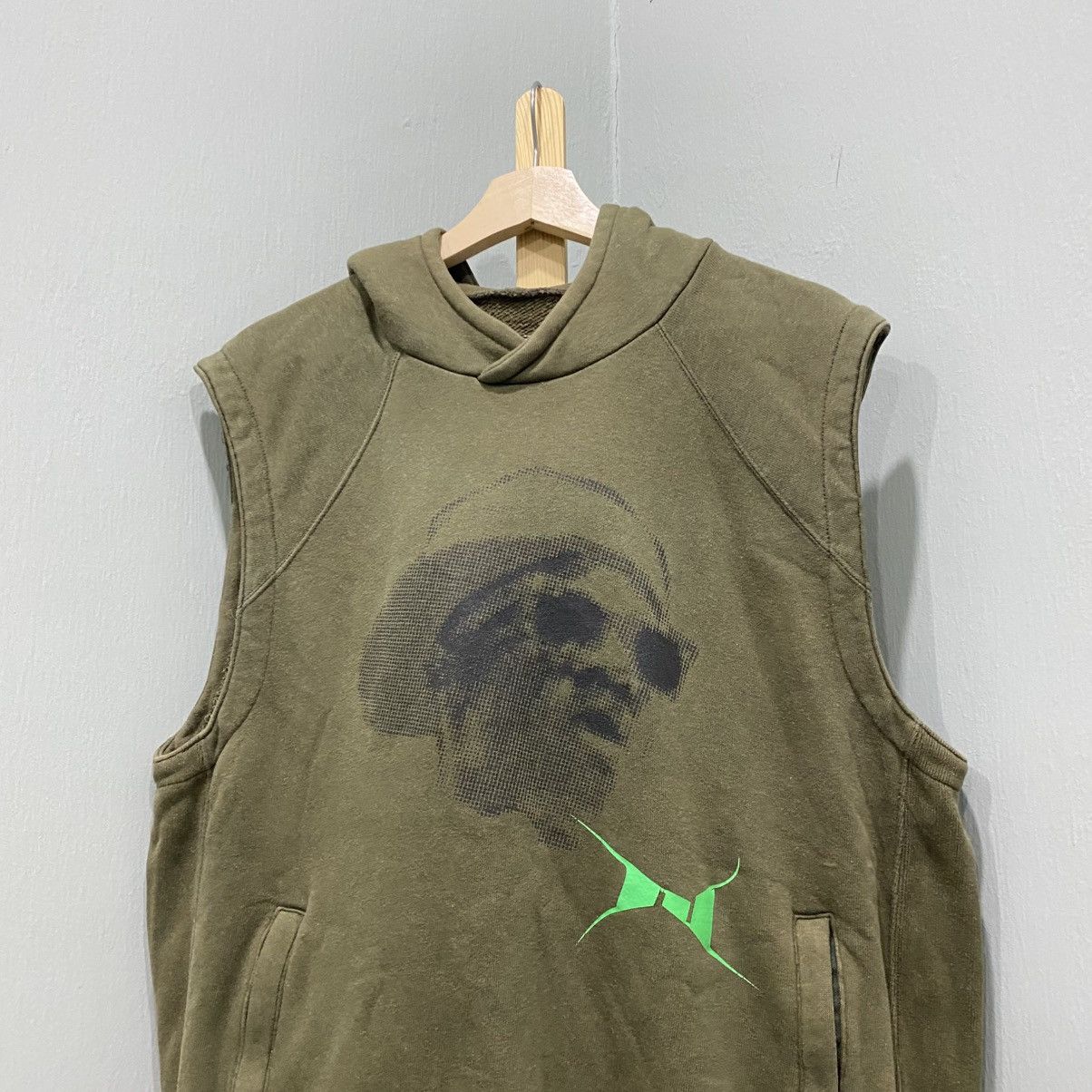 Undercover Archive Undercover SS01 Face “GFY” Hoodie Sleeveless Size US L / EU 52-54 / 3 - 3 Thumbnail