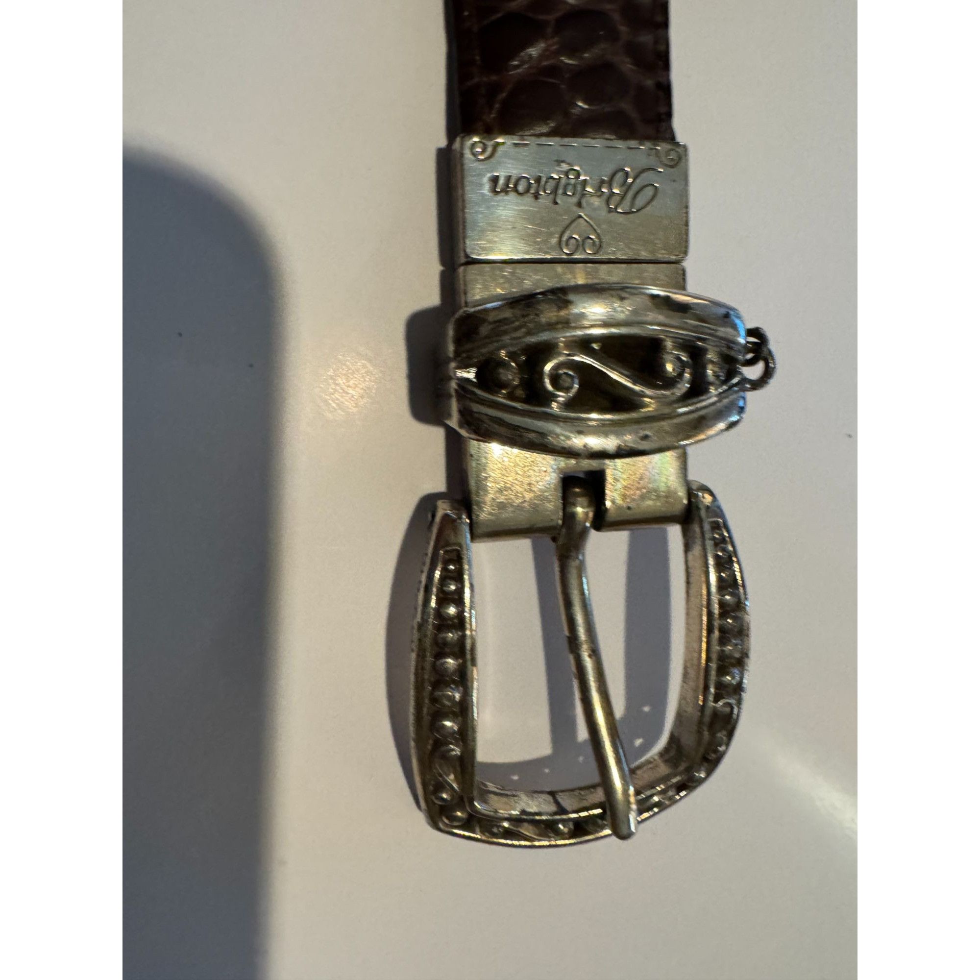 Brighton Ladies Brighton Size 4/L Reversible Stunning Black Leather Size ONE SIZE - 3 Thumbnail
