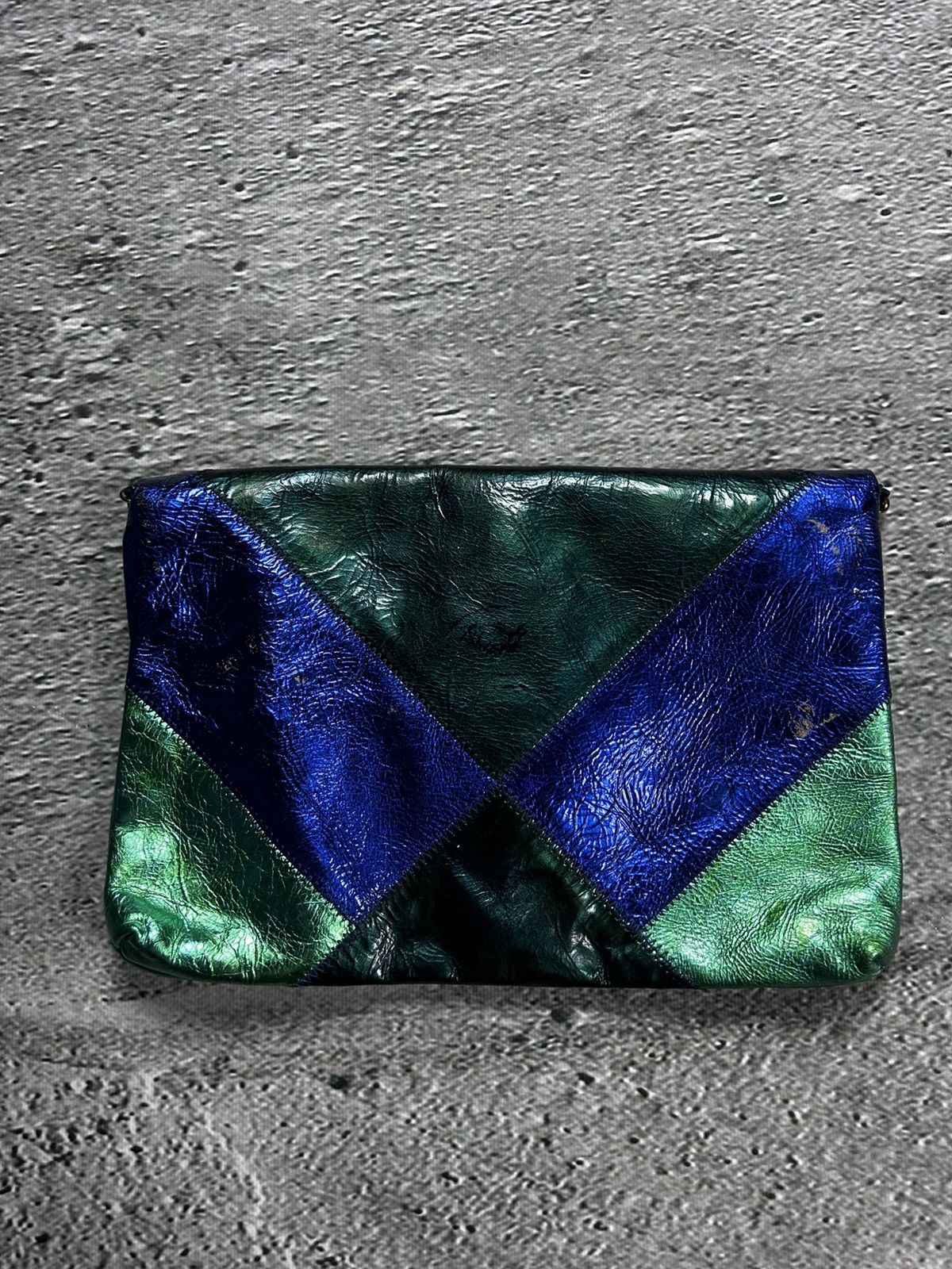 H&M × Matthew Williamson Matthew Williamson HM crossbody Bag Y2K green blue Size ONE SIZE - 3 Thumbnail