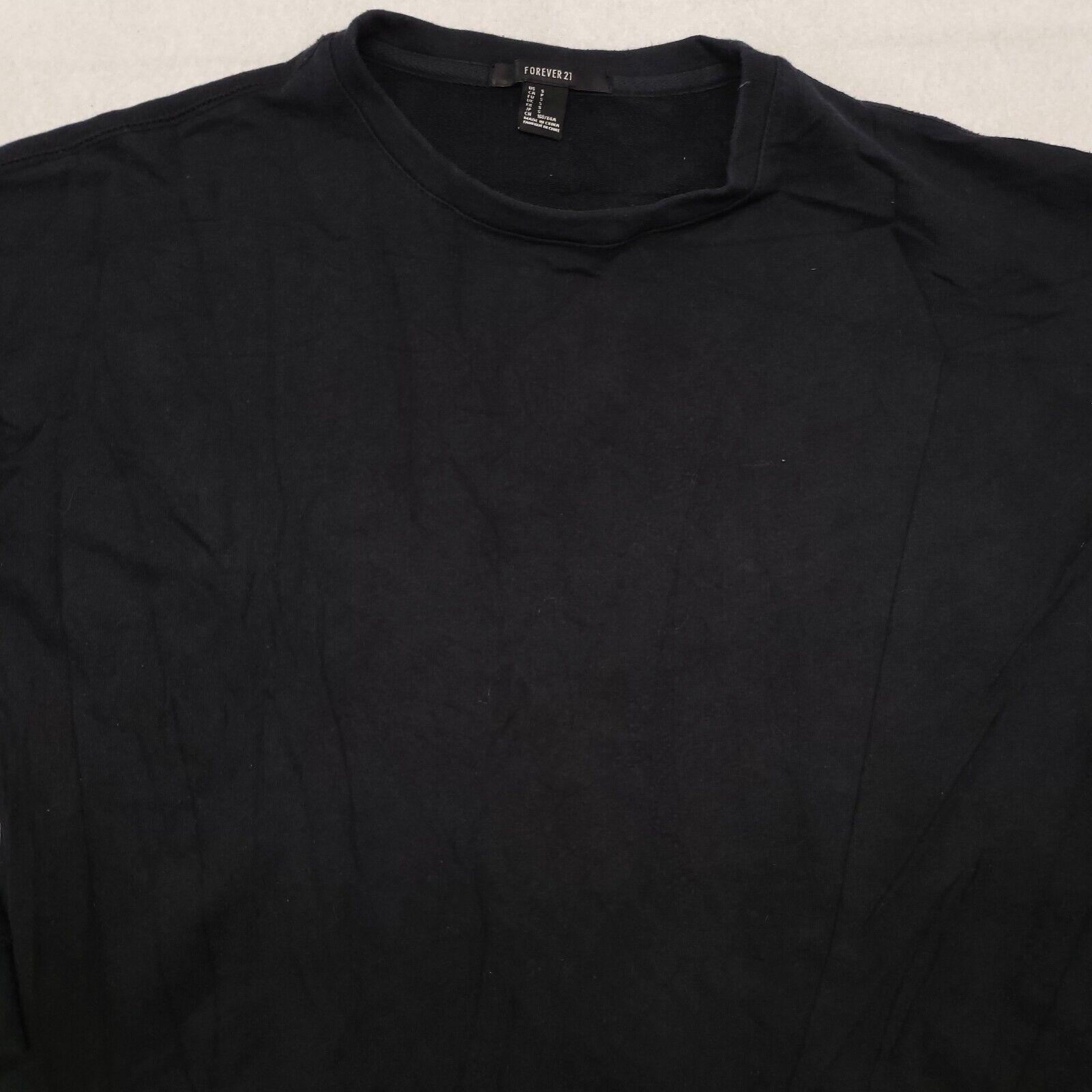 Forever 21 Forever 21 Casual Pullover T Shirt Womens Size Small S Black Size S / US 4 / IT 40 - 1 Thumbnail