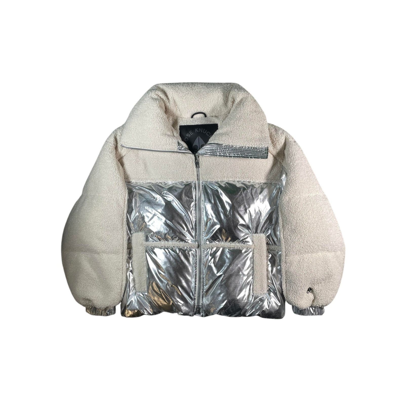Moose Knuckles Moose Knuckles Ivry Elmira Sherpa Silver Puffer Jacket Size US S / EU 44-46 / 1 - 1 Thumbnail