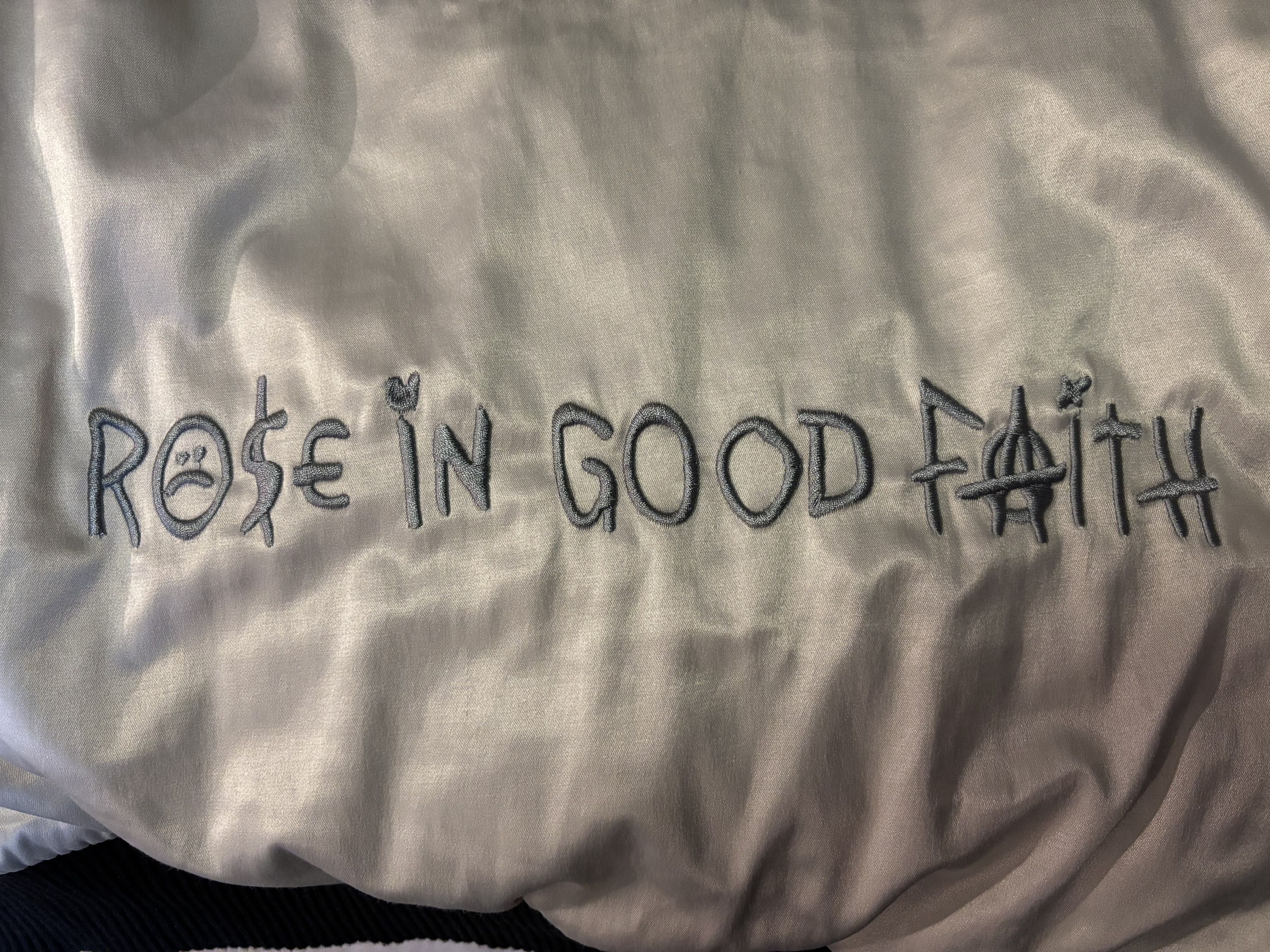 Lil Peep × ROSE IN GOOD FAITH 2020 HIGH SCHOOL BOMBER - RARE LIMITED SOLD OUT Size US XL / EU 56 / 4 - 15 Thumbnail