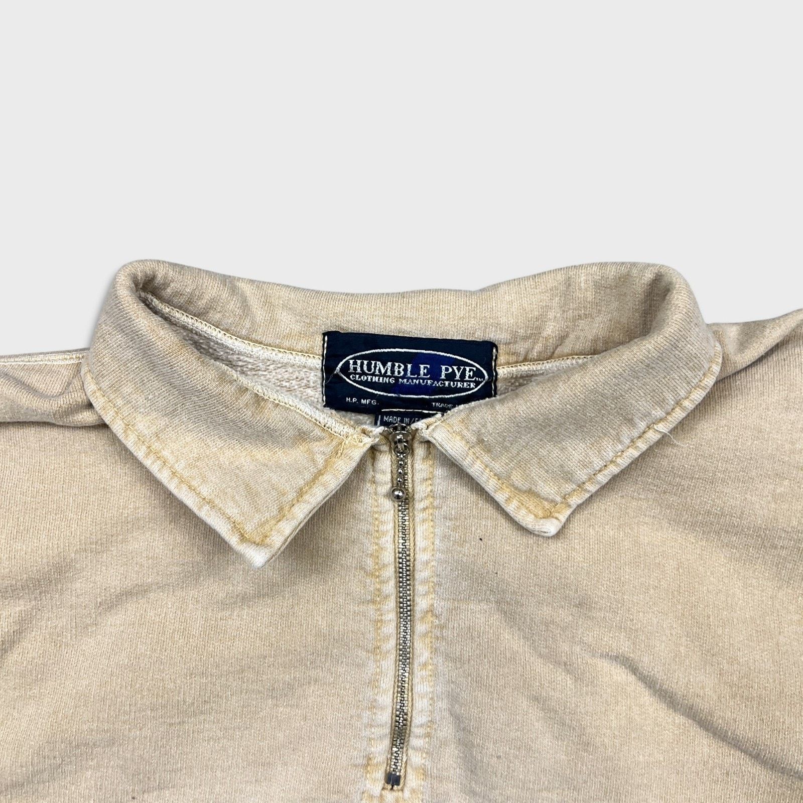 Vintage Vintage Dorset Sweatshirt 1/4 Zip Faded Washed 90s Pullover Size US L / EU 52-54 / 3 - 2 Thumbnail